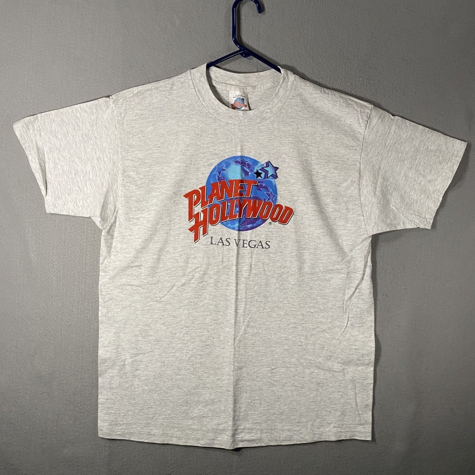 Planet Hollywood Planet Hollywood Las Vegas Gray Graphic T Shirt XL USA Vtg Size US XL / EU 56 / 4 - 1 Thumbnail