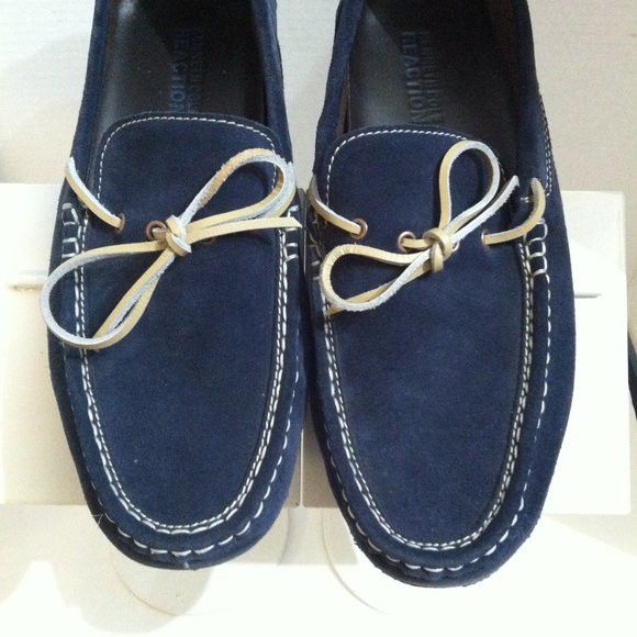 Kenneth Cole KENNETH COLE MENS LEATHER SUEDE SLIP-ON LOAFERS SIZE: 10M Size US 10 / EU 43 - 2 Thumbnail