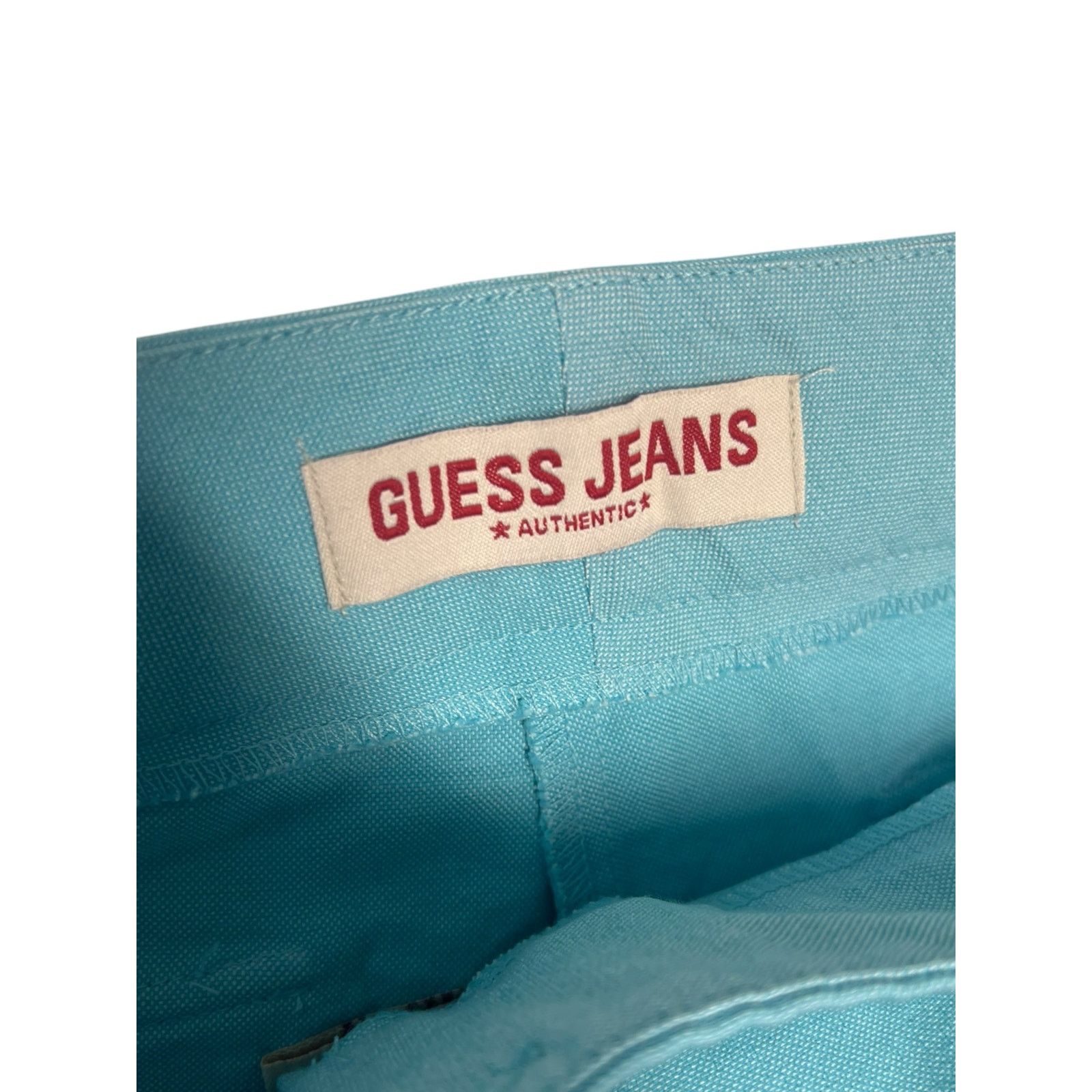 Guess Guess Teal Denim Capri Jeans Womens 31 Cropped Pants NWT Size 31" - 7 Thumbnail