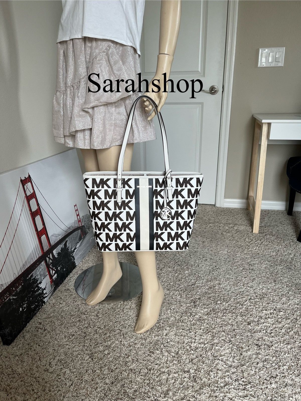 Michael Kors Michael Kors Jet set travel medium carryall tote Size ONE SIZE - 9 Thumbnail