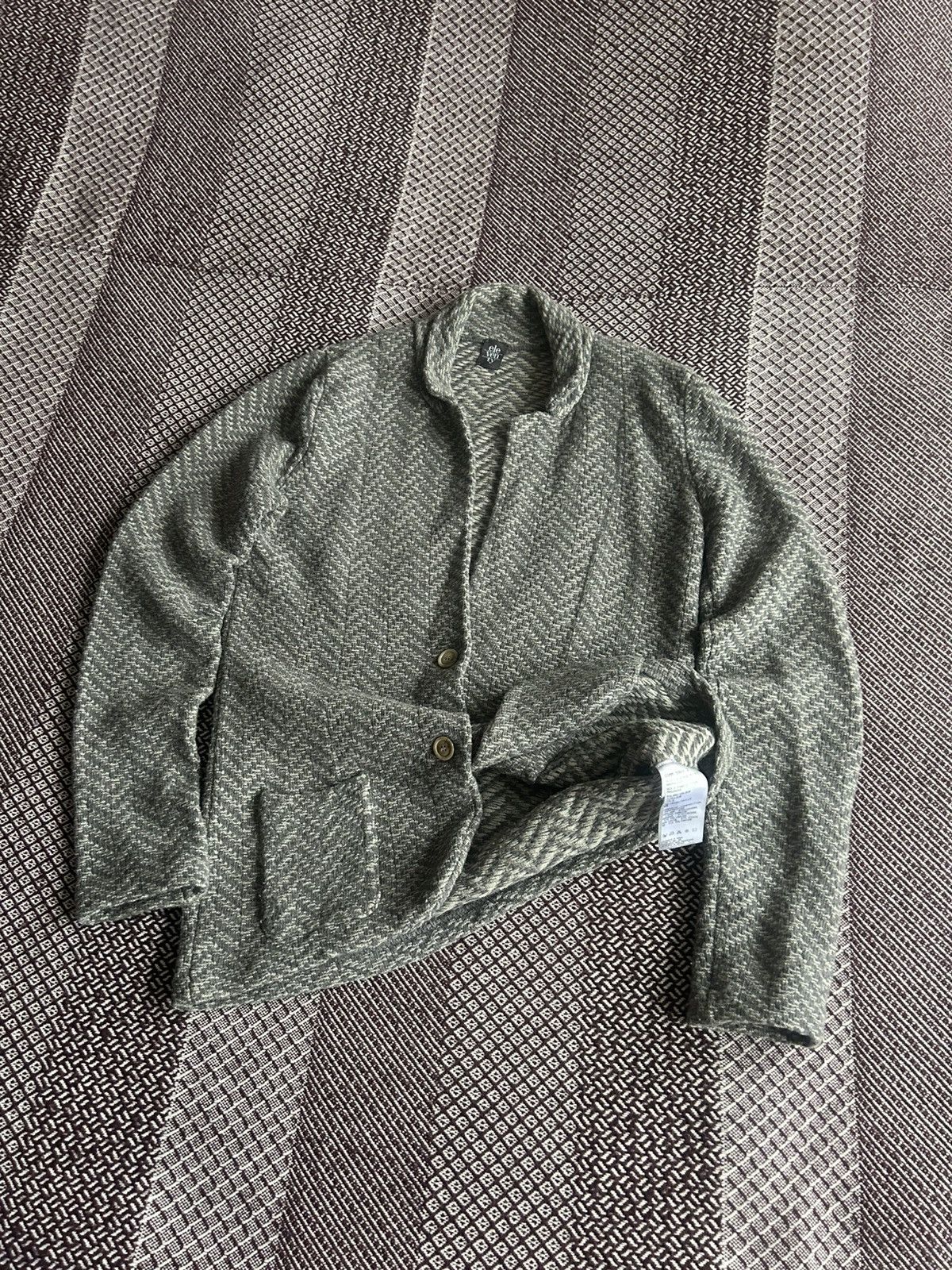 Eleventy Eleventy Rare Japanese Style Solid Wool Blazer Size M Unisex Size M / US 6-8 / IT 42-44 - 12 Thumbnail