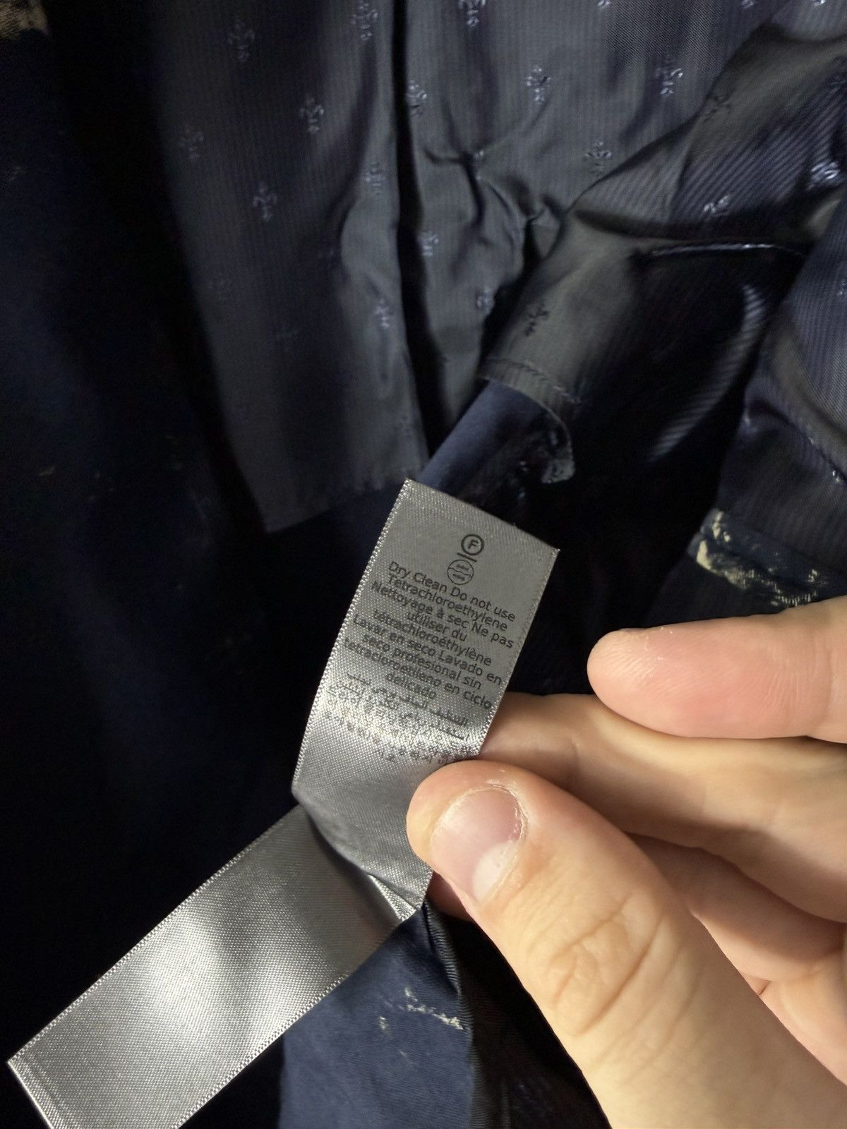 John Varvatos John Varvatos Archival Art Blazer Indigo Paint Splatter Rare Size US L / EU 52-54 / 3 - 17 Thumbnail
