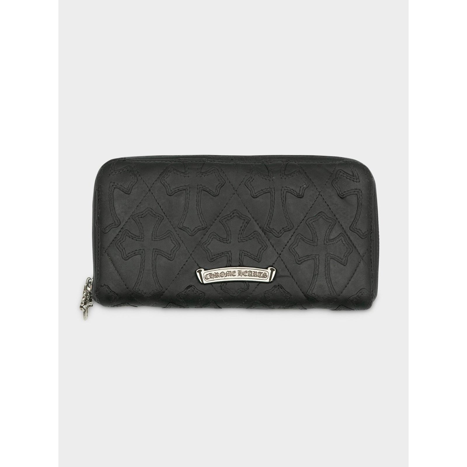 Chrome Hearts Patch Quilted Rec F Zip Wallet Size ONE SIZE - 1 Thumbnail