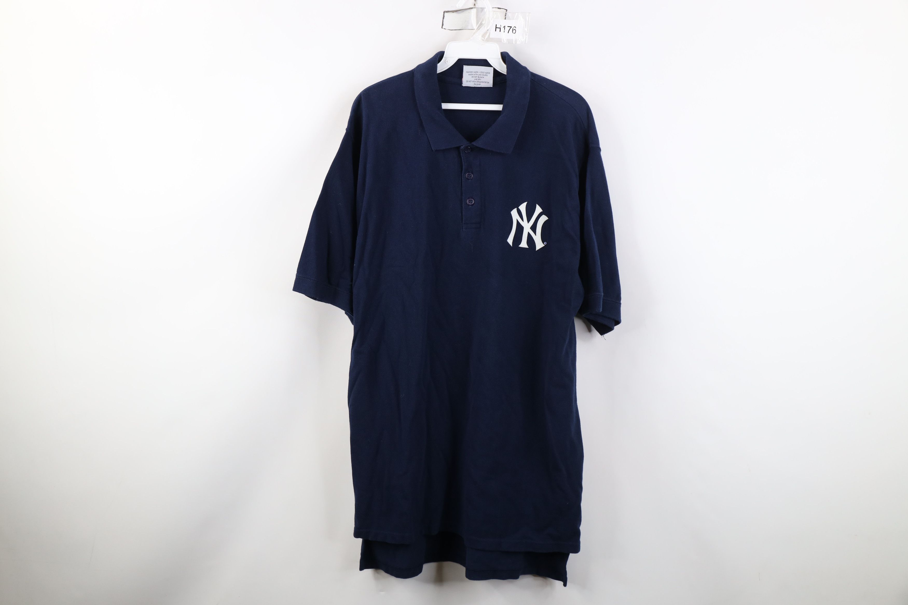 Majestic Vintage 90s Majestic Fit New York Yankees Baseball Golf Polo Size US M / EU 48-50 / 2 - 1 Thumbnail