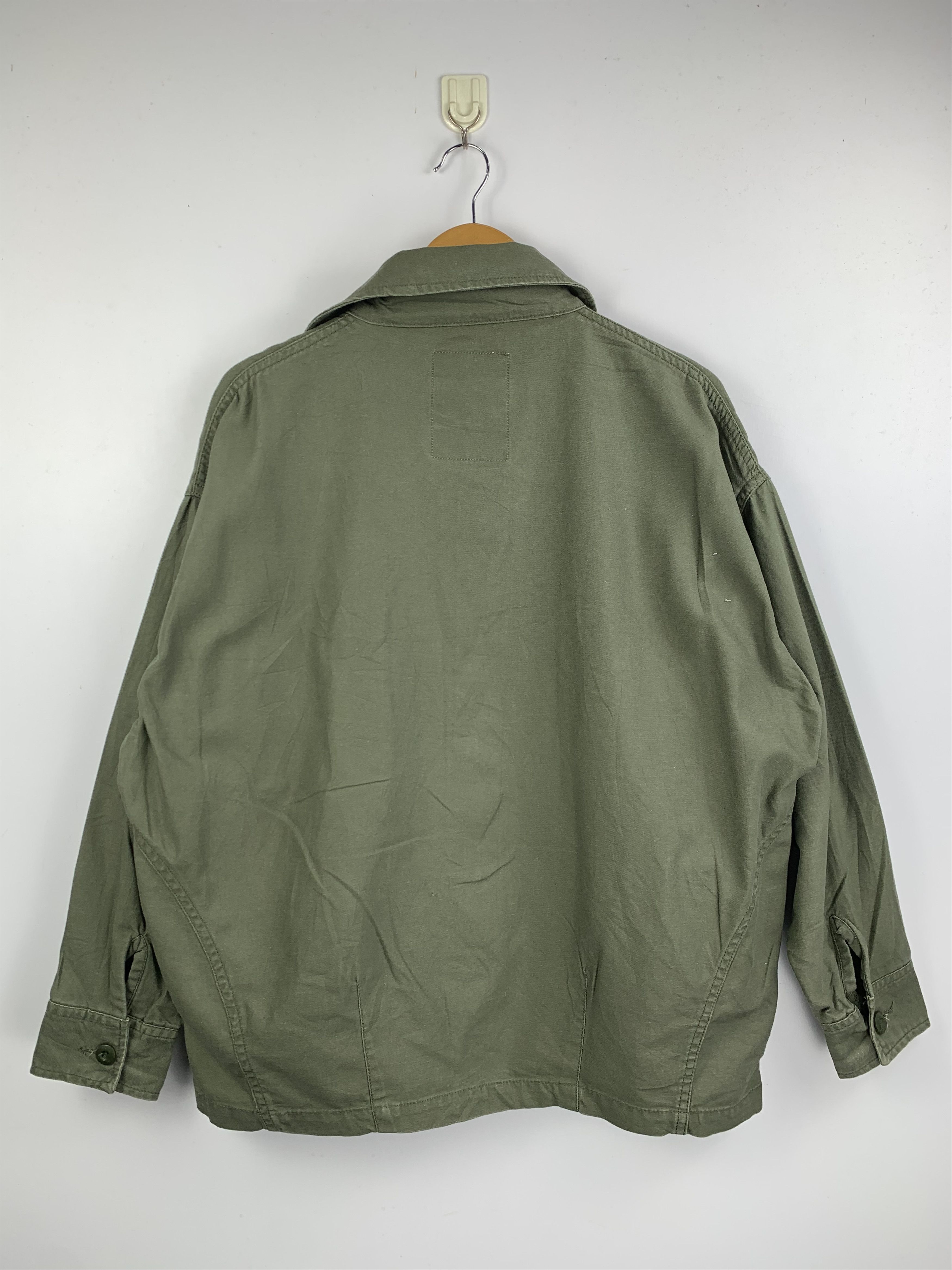 Japanese Brand Vintage Japanese Brand Back Number Military Jacket J1626 Size US L / EU 52-54 / 3 - 3 Thumbnail