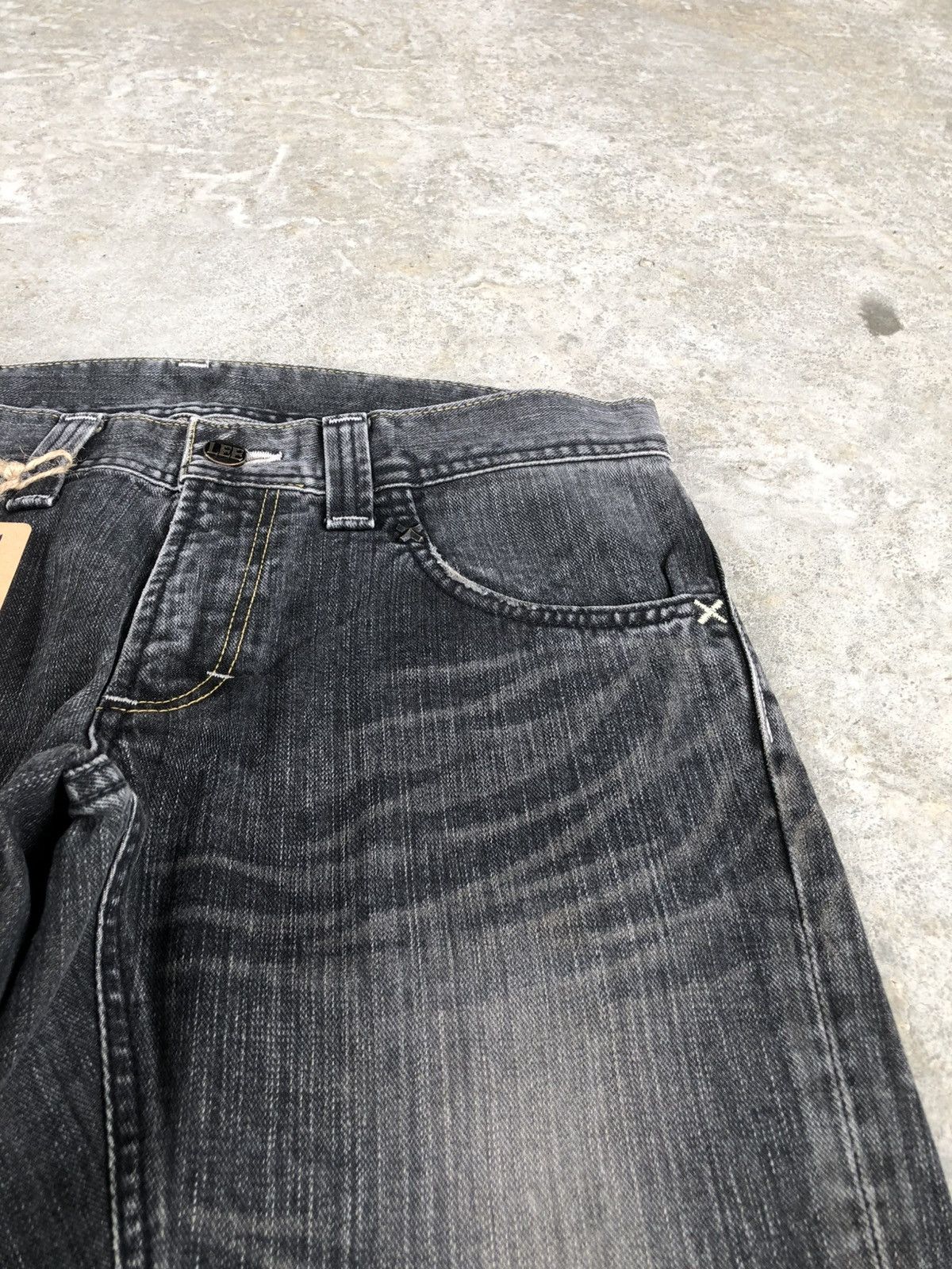 If Six Was Nine Japanese Lee Flared Jeans Distressed Jeans Size US 33 - 14 Thumbnail