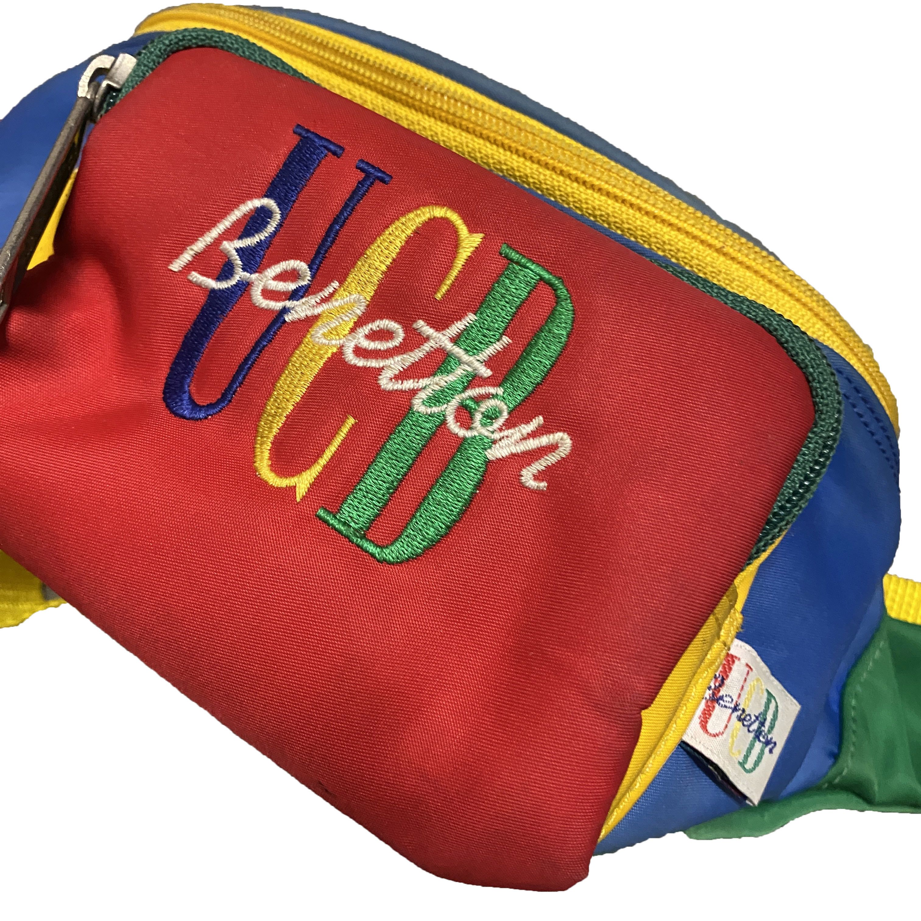 Vintage United Colors of Benetton Belt Bag Embroidered Logo