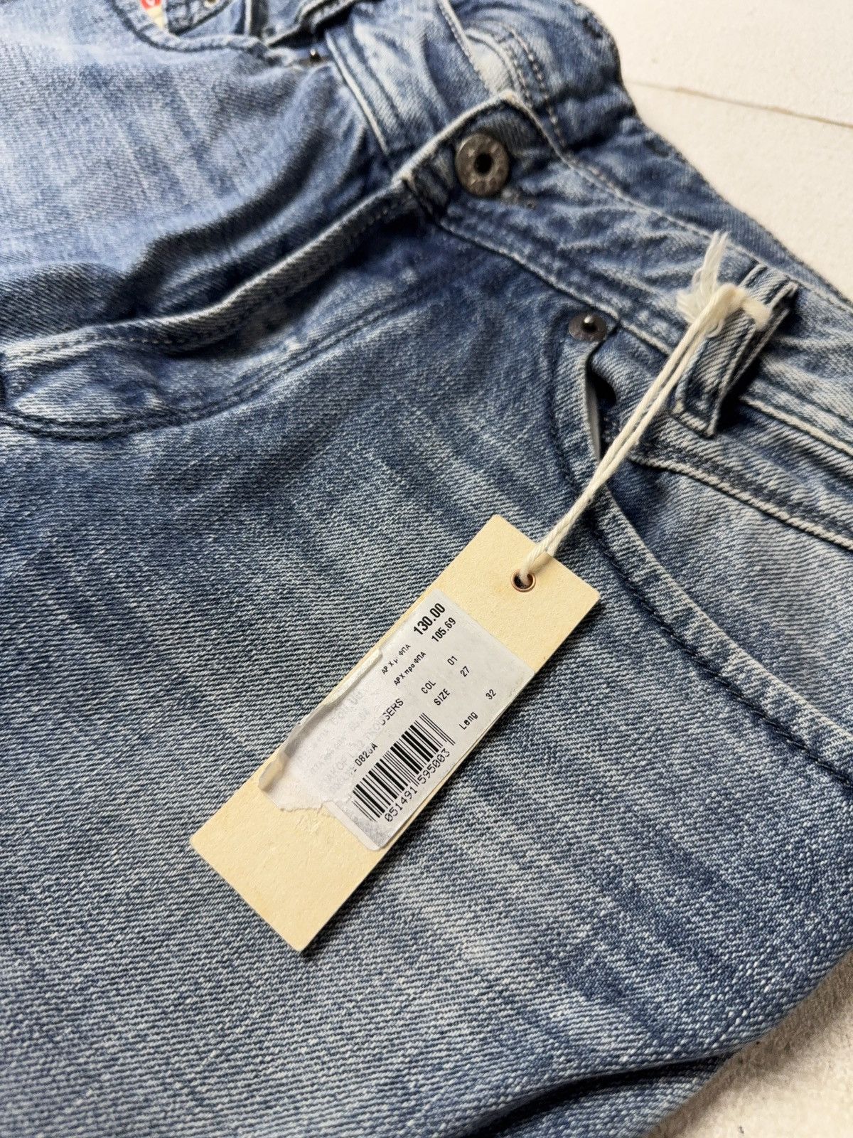 Diesel Luxury Diesel Iakop Regular Slim Tapered Jeans W27 L32 Size US 27 - 6 Thumbnail