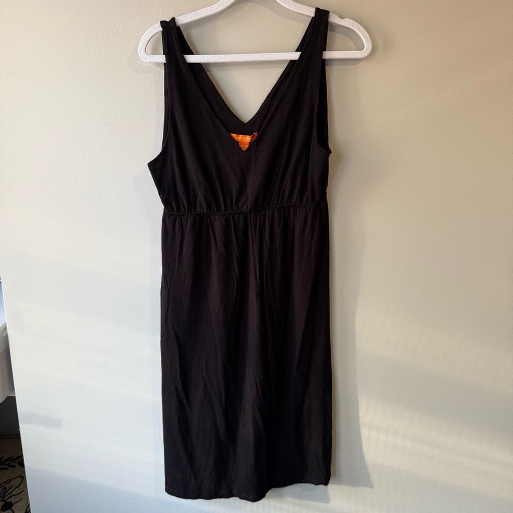 Joe Freshgoods Joe Fresh Black V-Neck Sundress Size M / US 6-8 / IT 42-44 - 1 Thumbnail