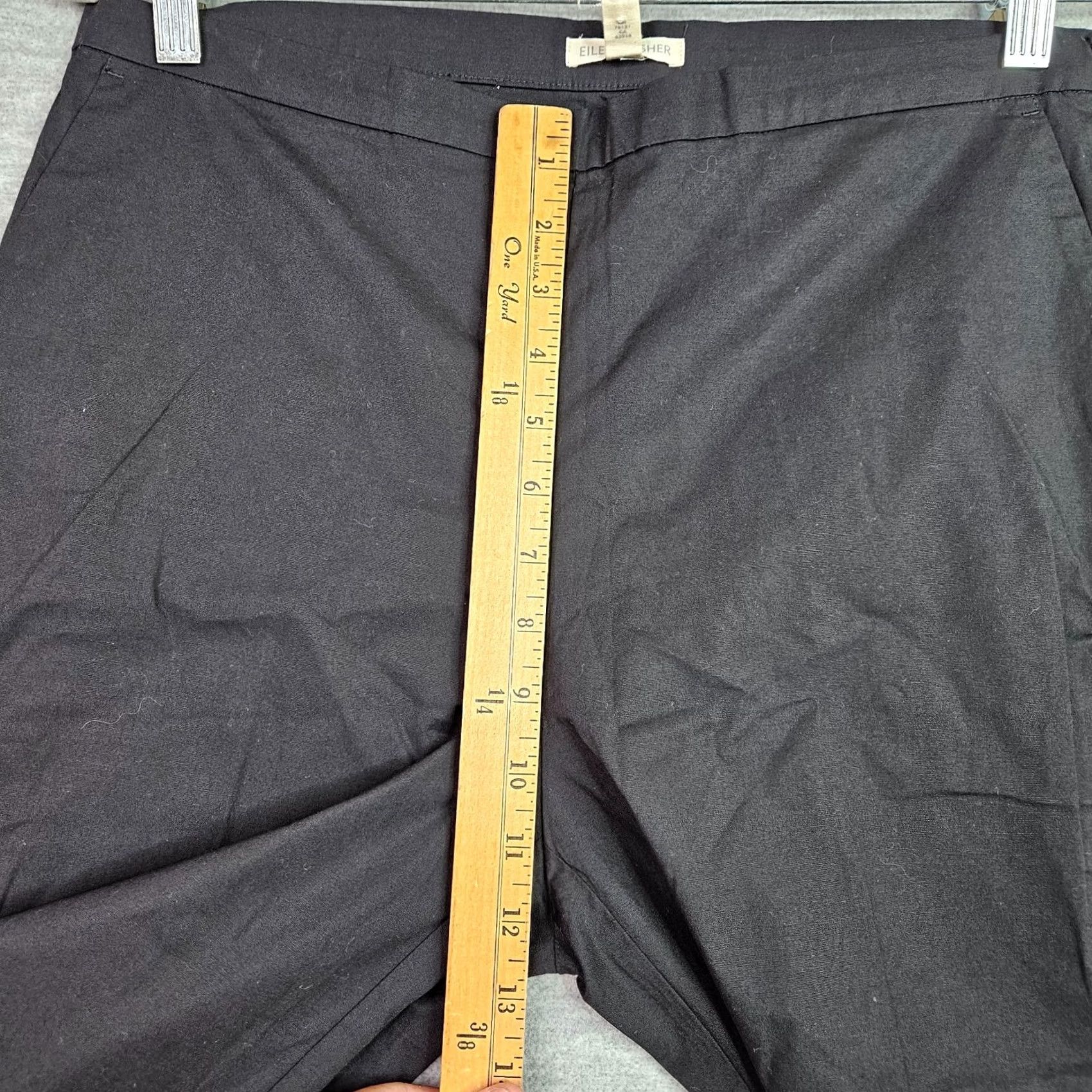 Eileen Fisher Eileen Fisher Pants Women Size 10 Black Straight Leg Minimalist Career NWT Size 32" / US 10 / IT 46 - 7 Thumbnail