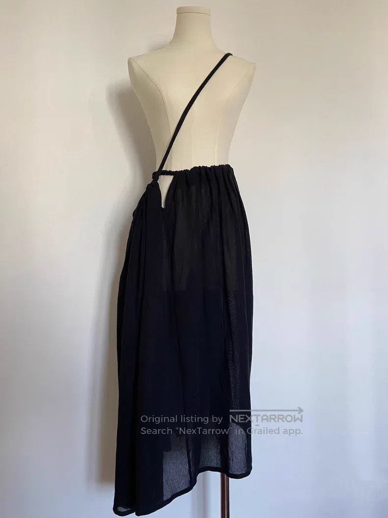 Yohji Yamamoto Yohji Yamamoto size 3 Black strappy skirt Size 25" / US 0 / IT 36 - 3 Thumbnail