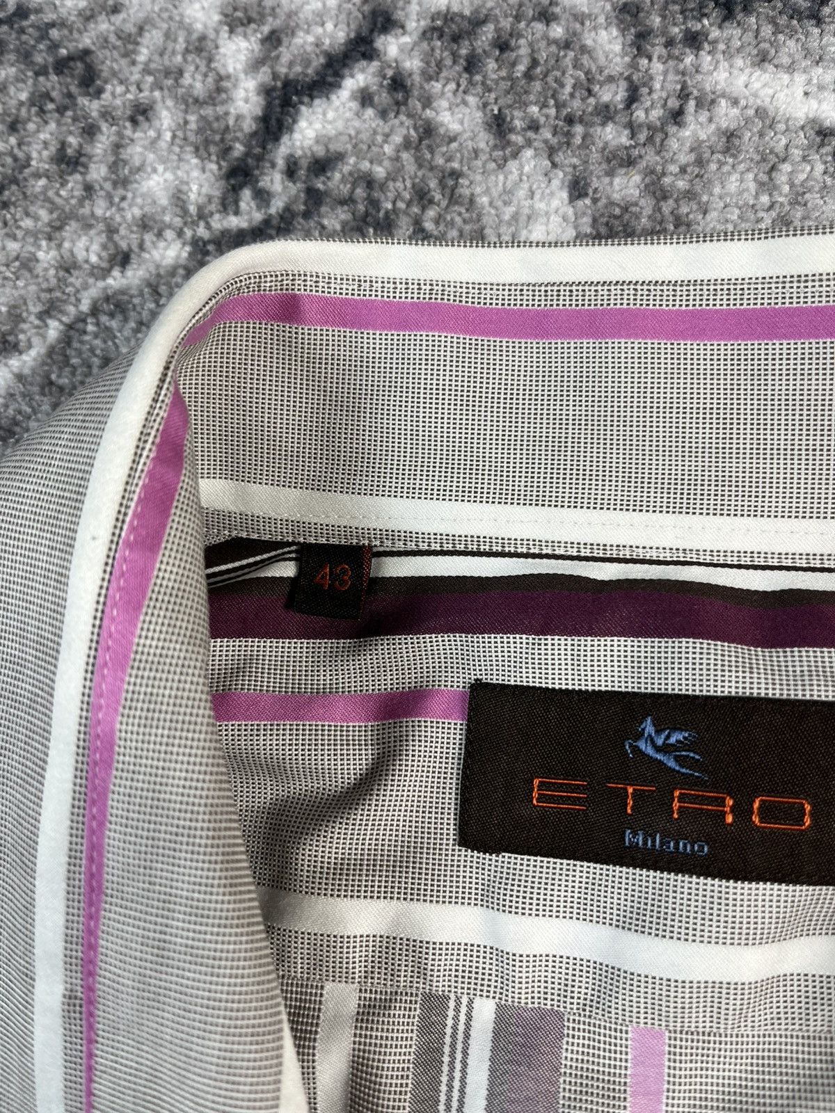 Etro Etro Milano Striped Button Up Shirt XL Size US XL / EU 56 / 4 - 5 Thumbnail