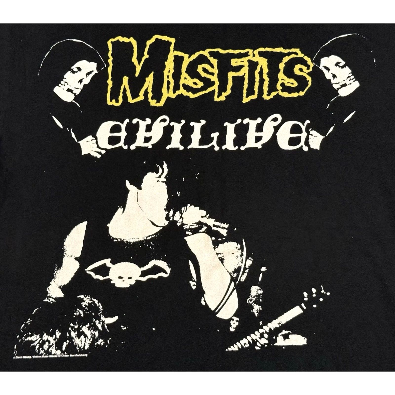 Vintage VINTAGE Chaser Shirt Mens Large Black Glenn Danzig Misfits Horror Punk Y2K 2000s Samhain Misfits Graphic Print Band Rock USA Size US L / EU 52-54 / 3 - 3 Thumbnail