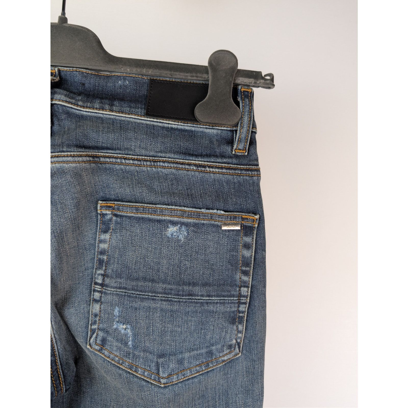 Amiri o1rshd1 Q:2 / Bandana MX1 Denim Jeans in Deep Classic Size US 30 / EU 46 - 13 Thumbnail