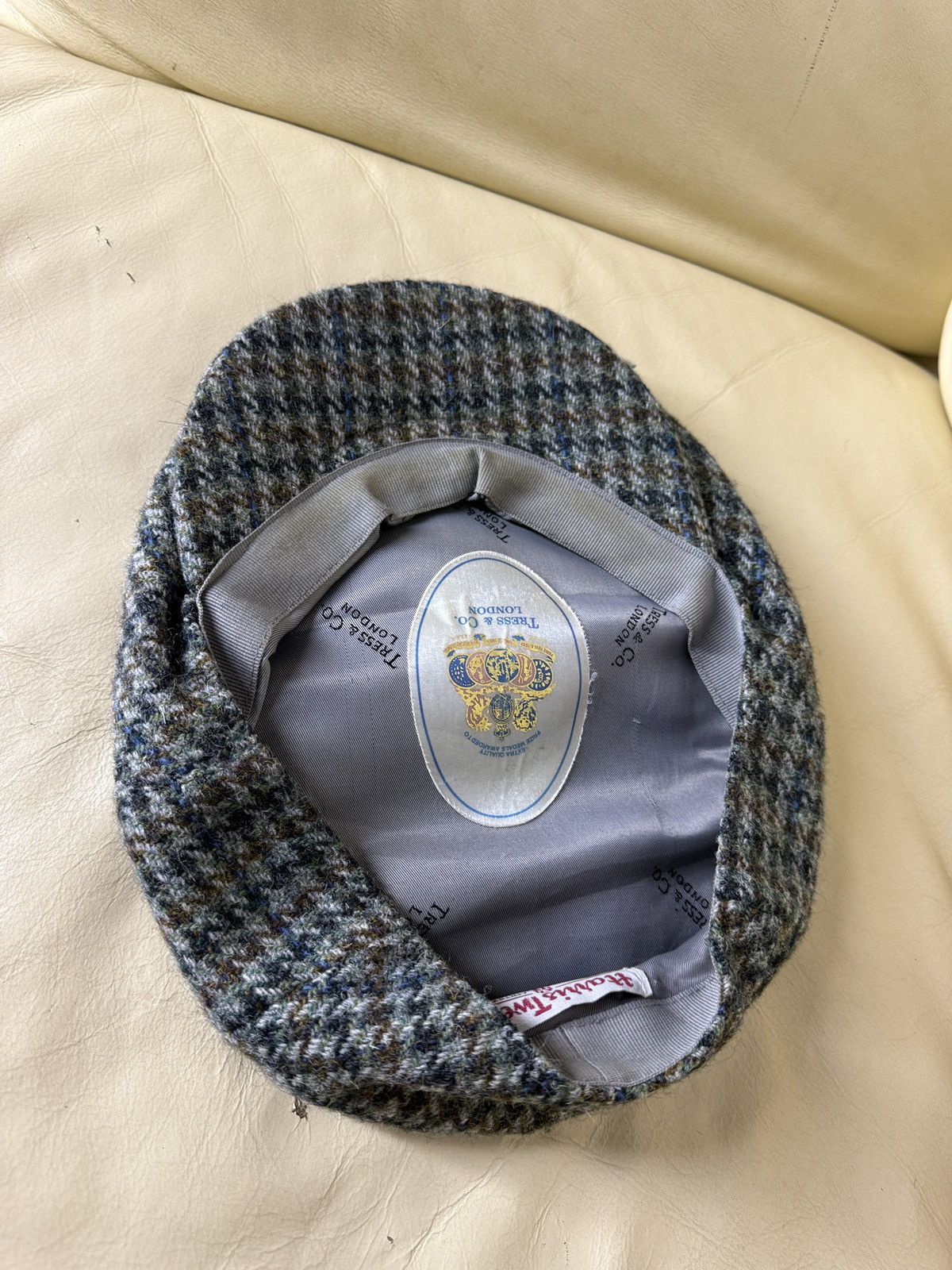 Harris Tweed Harris Tweed By Debenhams Tress & co flat cap wool Size ONE SIZE - 5 Thumbnail
