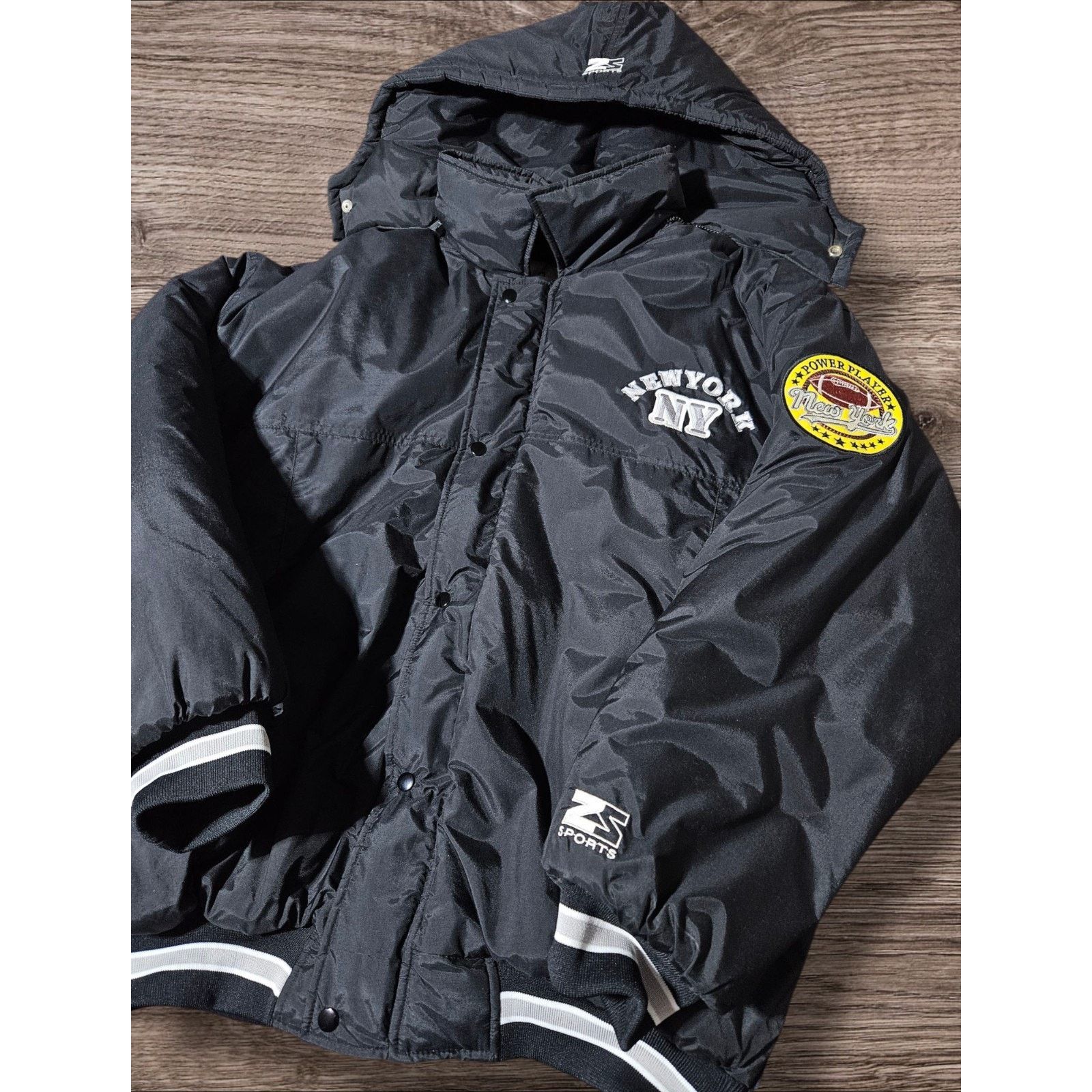 NFL VTG 90s New York Bomber Jacket Vintage Zam Football NFL 2XL Size US XXL / EU 58 / 5 - 11 Thumbnail
