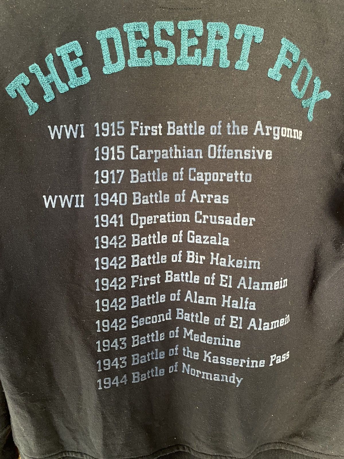 PPFM Vtg PPFM double Zipper Desert Fox World Wars 11 track jacket Size US M / EU 48-50 / 2 - 11 Thumbnail