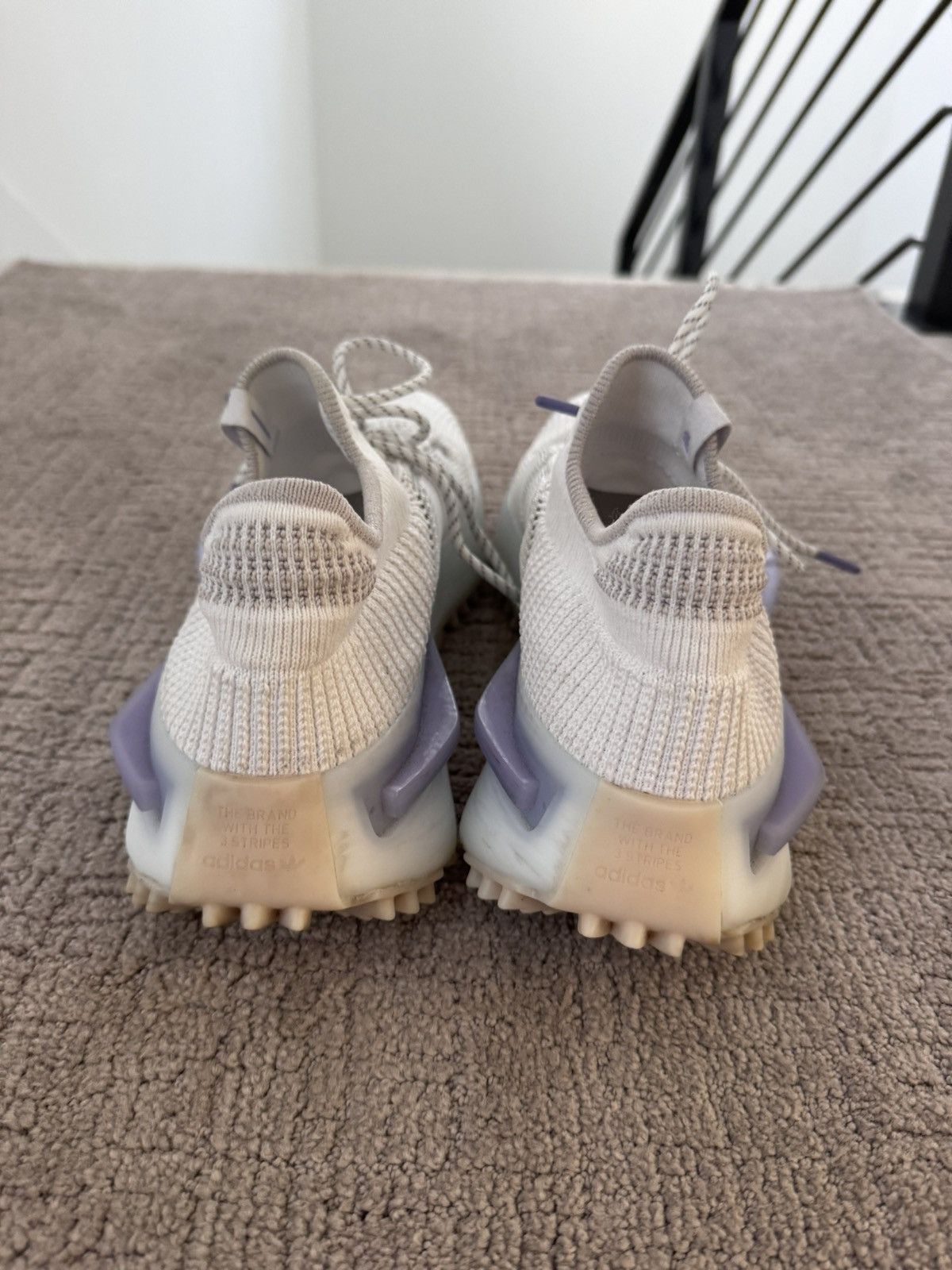 Adidas adidas NMD S1 White Light Purple Sneakers Size US 12 / EU 45 - 4 Thumbnail