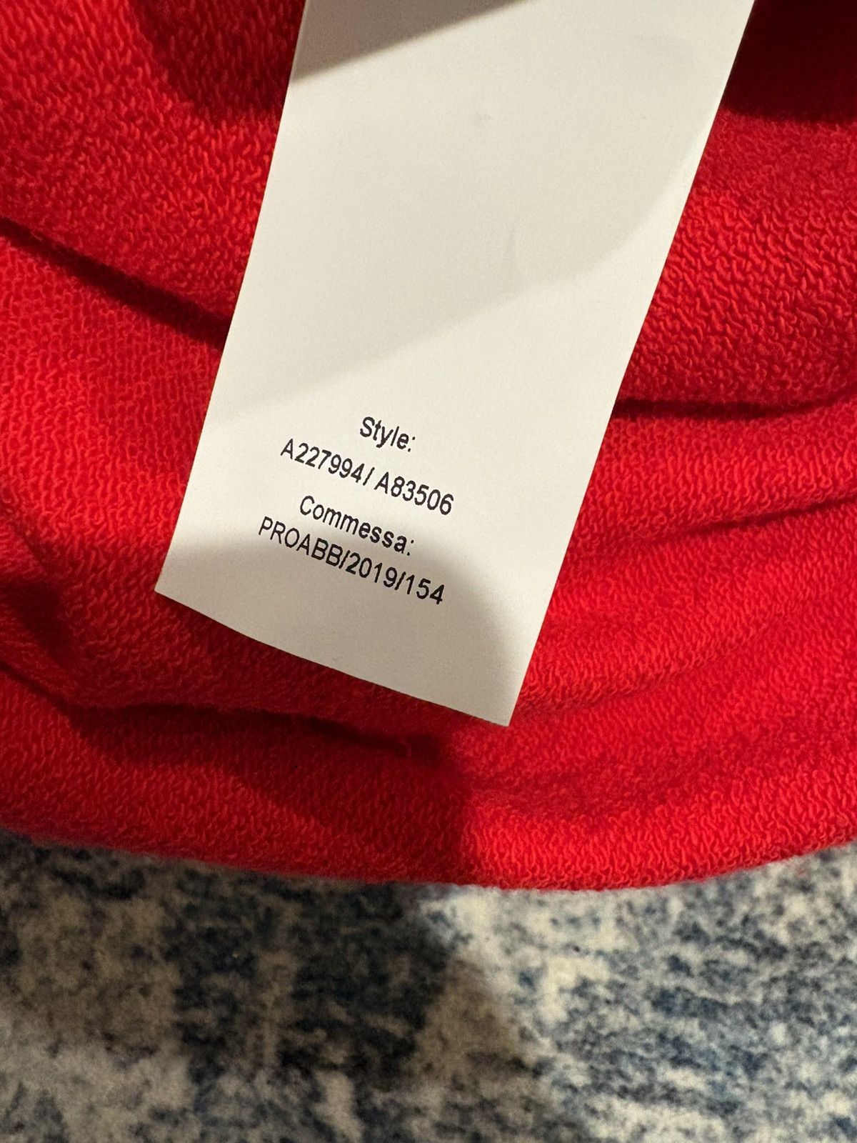 Versace Versace Logo Print Hoodie Red Size S Size US S / EU 44-46 / 1 - 12 Thumbnail