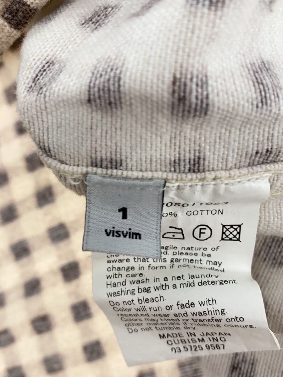 Visvim Beige Cotton Check Long Sleeve Shirt Size US S / EU 44-46 / 1 - 4 Thumbnail