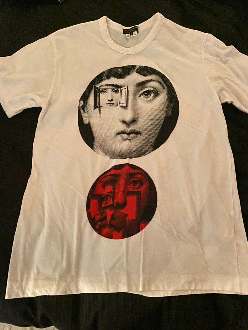 Comme des Garcons Comme Des Garcons Pattern white T-shirt Size US M / EU 48-50 / 2 - 1 Thumbnail