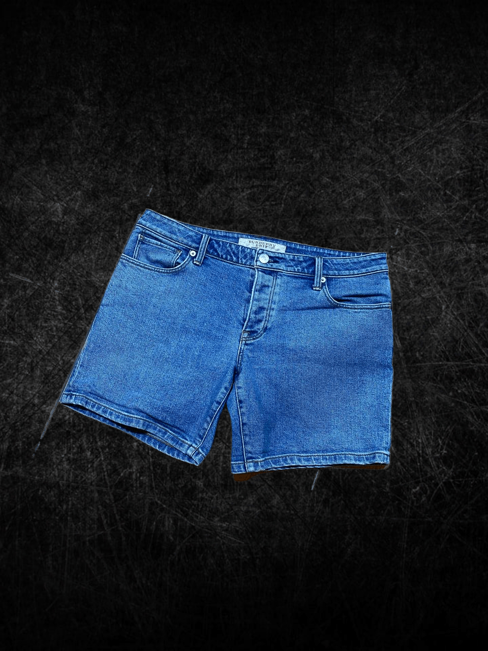 Burberry BURBERRY BRIT Light blue Distressed jeans shorts Size US 29 - 1 Thumbnail