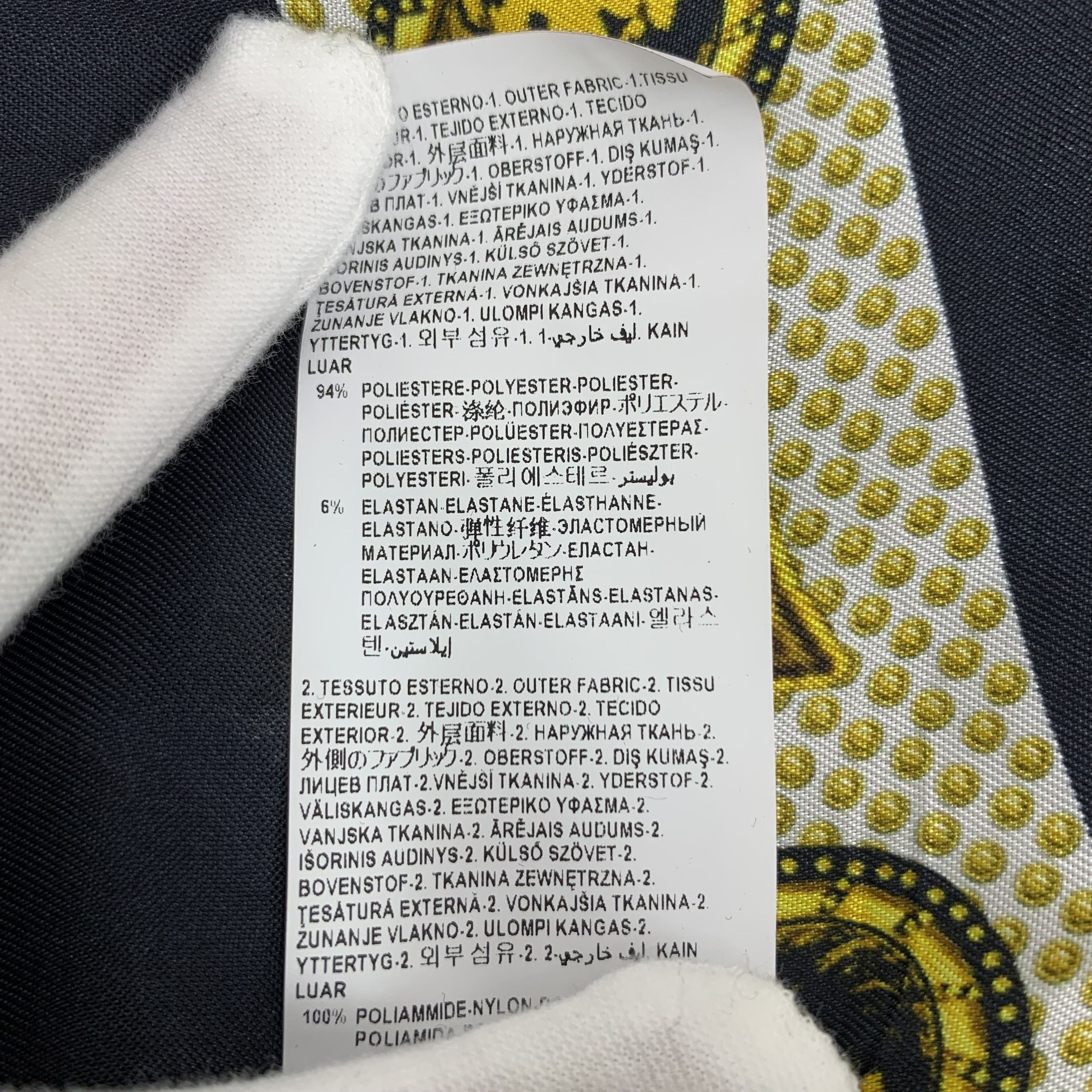 Versace Versace Logo Zip Jacket Black (46) Size US S / EU 44-46 / 1 - 8 Thumbnail