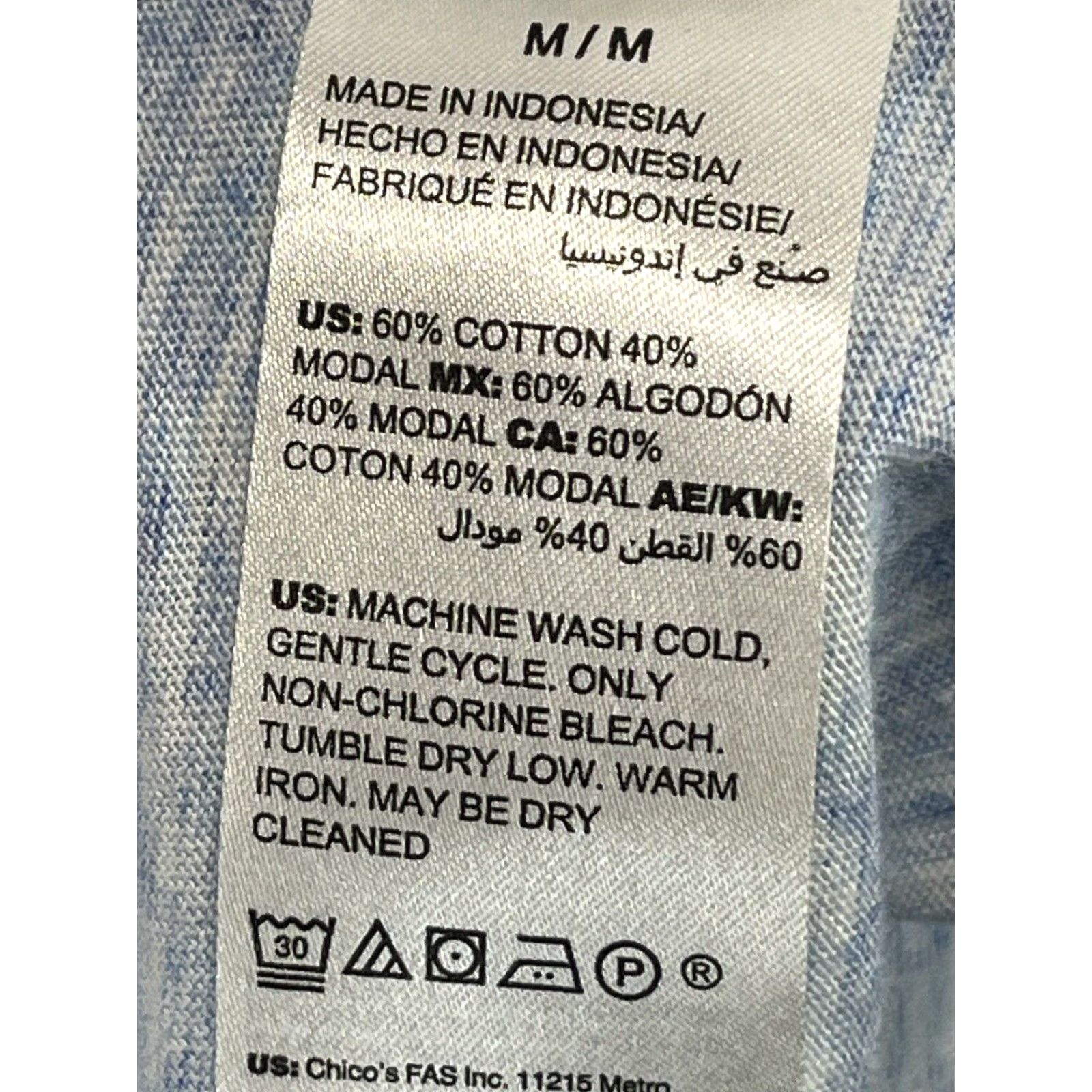 Vintage Soma Intimates Cardigan Shirt Medium Womens Heathered Blue Long Sleeve Size M / US 6-8 / IT 42-44 - 8 Thumbnail