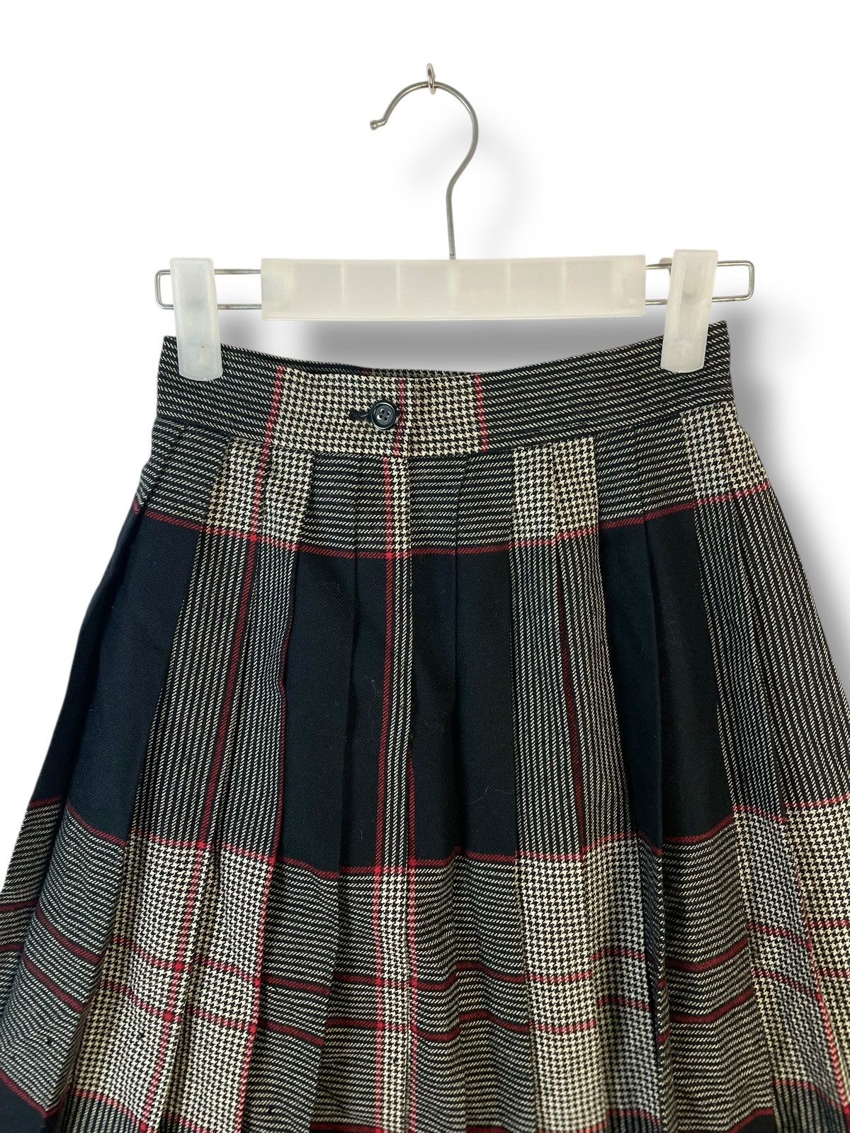 Yves Saint Laurent YVES SAINT LAURENT PARIS WOOL MIDI SKIRT Size 22" - 6 Thumbnail