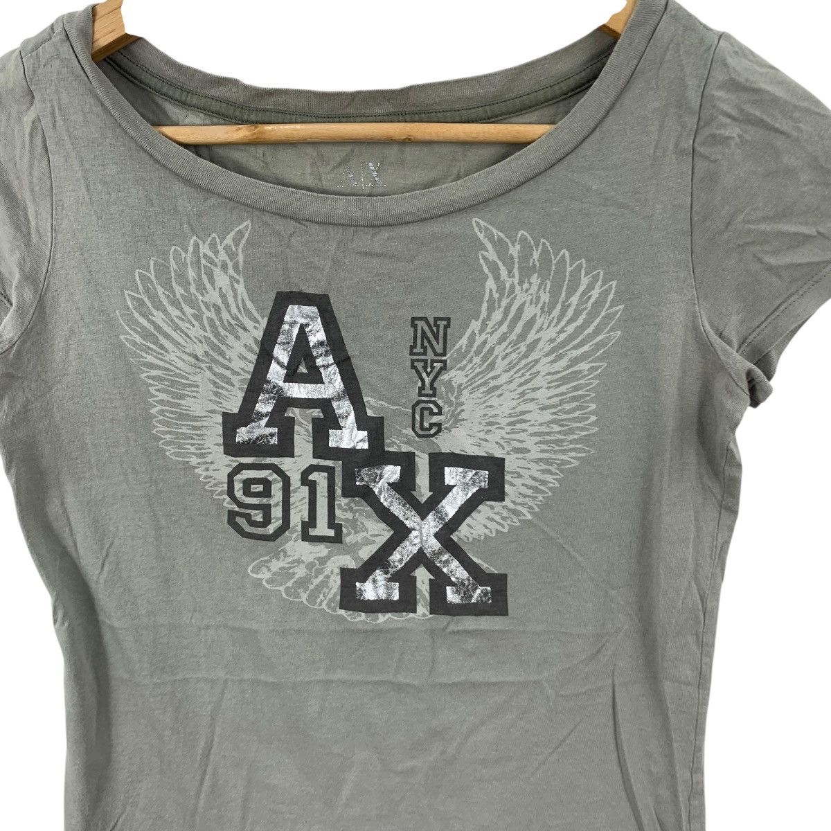 Armani Exchange ARMANI EXCHANGE AX Collection Reflective Logo Tee Shirt Top Size S / US 4 / IT 40 - 5 Thumbnail