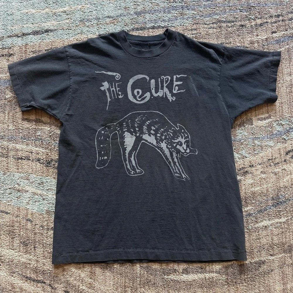Other The Cure Cat Artwork Vintage Unisex Black T-shirt Size US M / EU 48-50 / 2 - 1 Preview