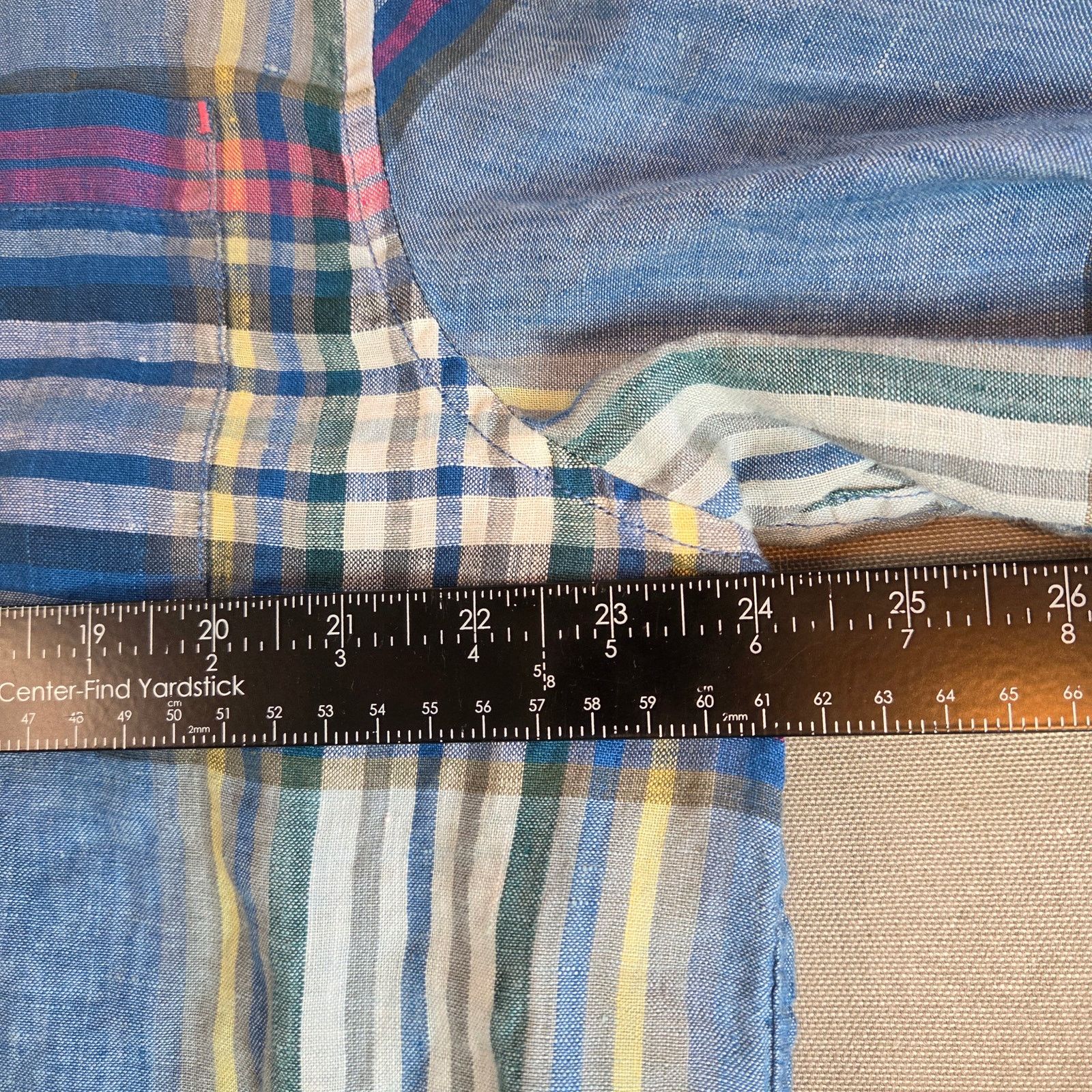 Tommy Bahama Tommy Bahama Linen Plaid Button Shirt XL Size US XL / EU 56 / 4 - 8 Thumbnail