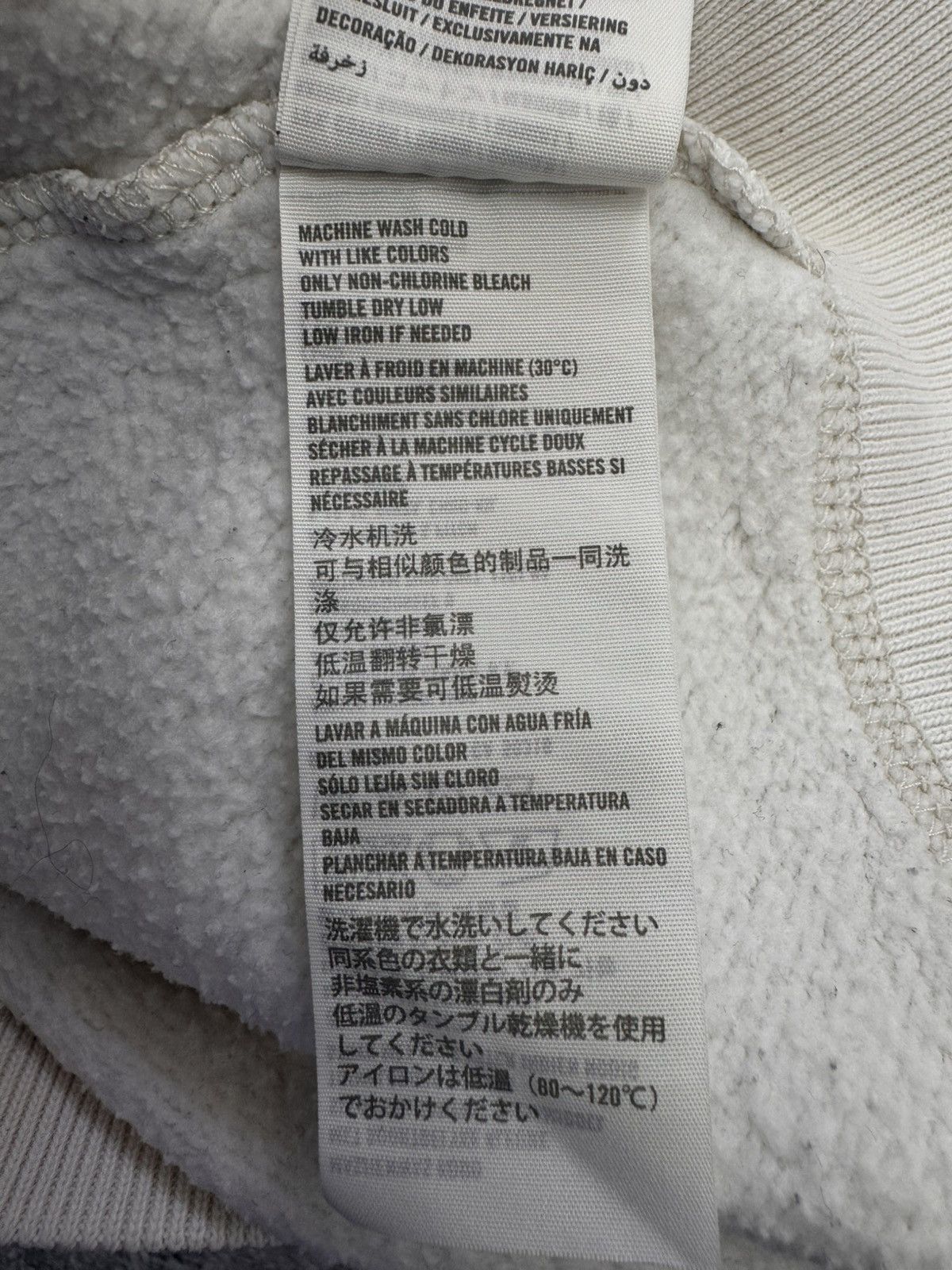 Hollister Hollister Women Cotton Zip Hoodie White Size M Size M / US 6-8 / IT 42-44 - 8 Thumbnail