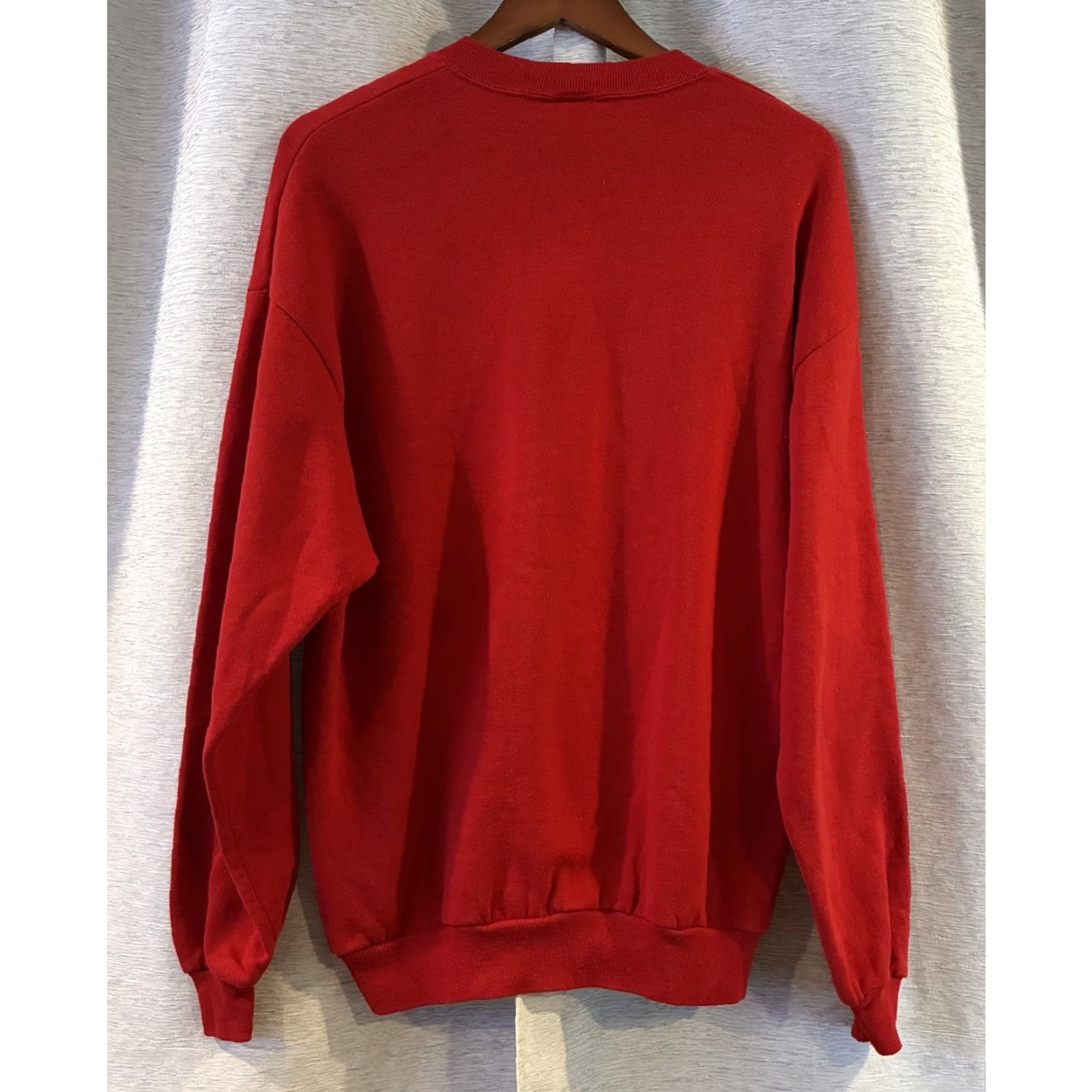 Jerzees VINTAGE Candy Hearts Sweatshirt Crewneck XL Red Women 90s USA Jerzees Pullover Crew Neck Long Sleeve Hearts Size XL / US 12-14 / IT 48-50 - 4 Thumbnail