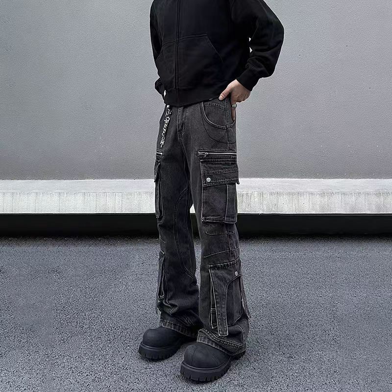Japanese Brand × Jean Heavy duty shell high street micro flare jeans Size US 30 / EU 46 - 2 Thumbnail