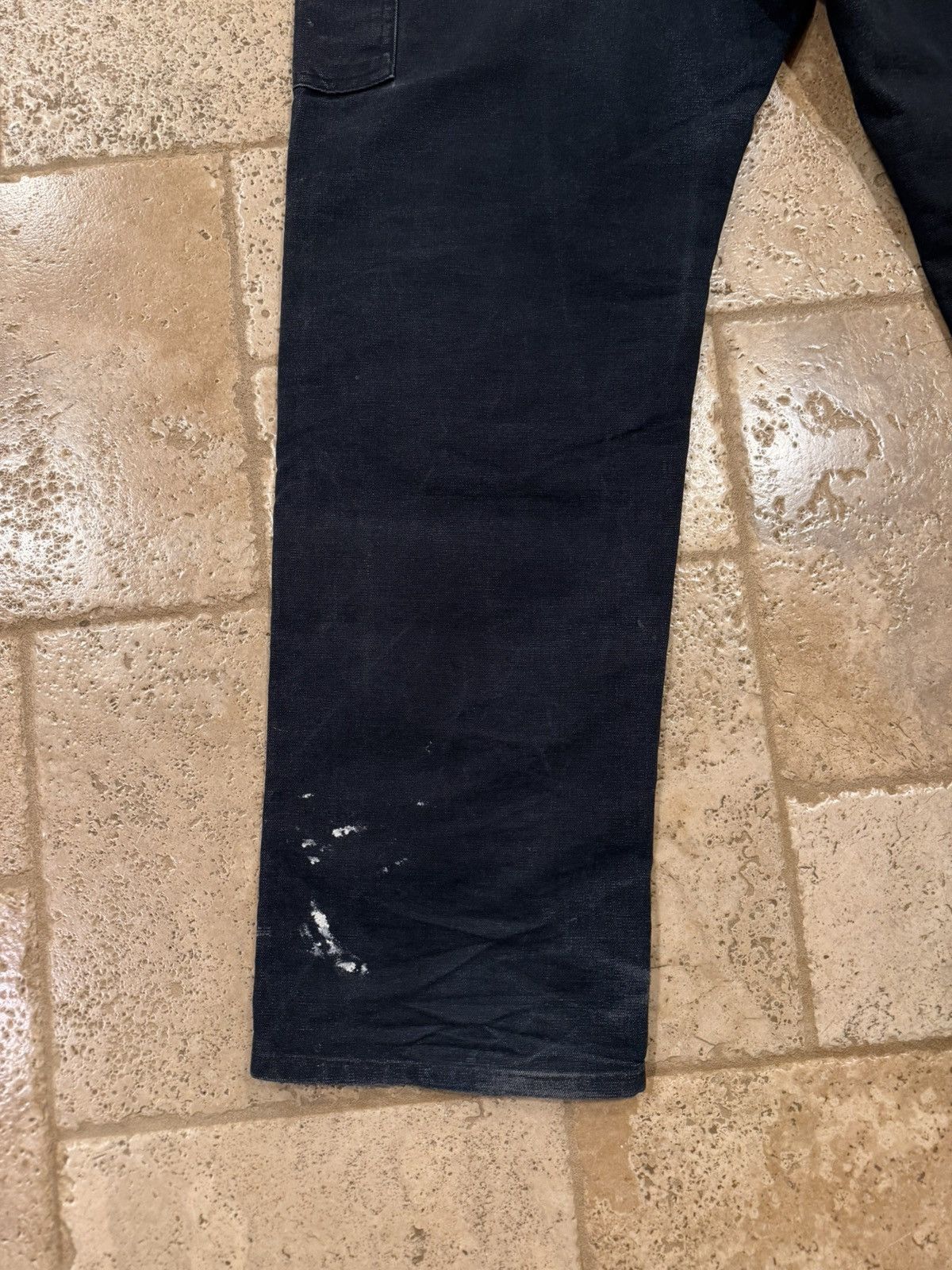 Carhartt Vintage Carhartt Carpenter Double Knees Distress Black Pants Size US 36 / EU 52 - 7 Thumbnail