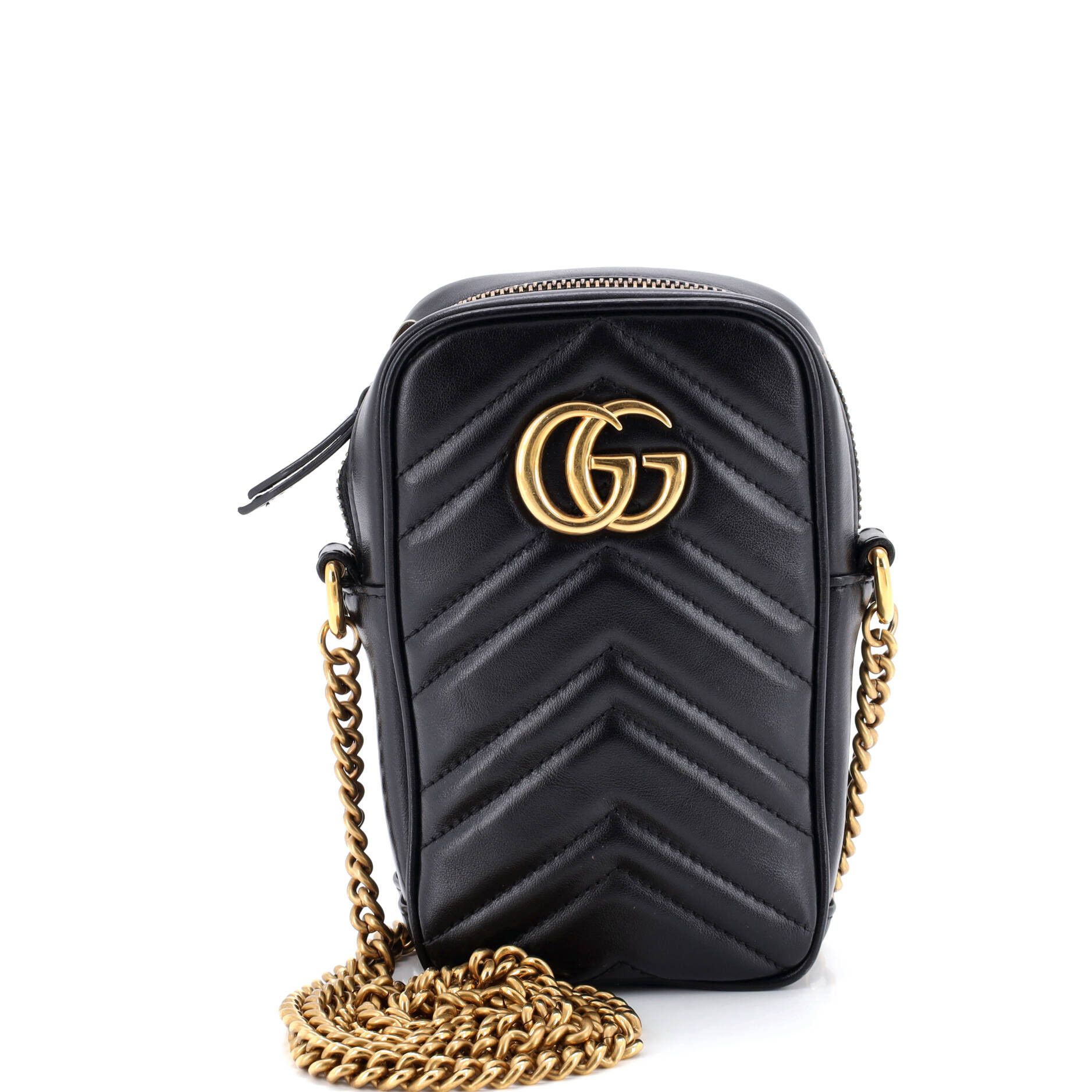 Gucci GG Marmont Vertical Phone Crossbody Bag Size ONE SIZE - 1 Thumbnail