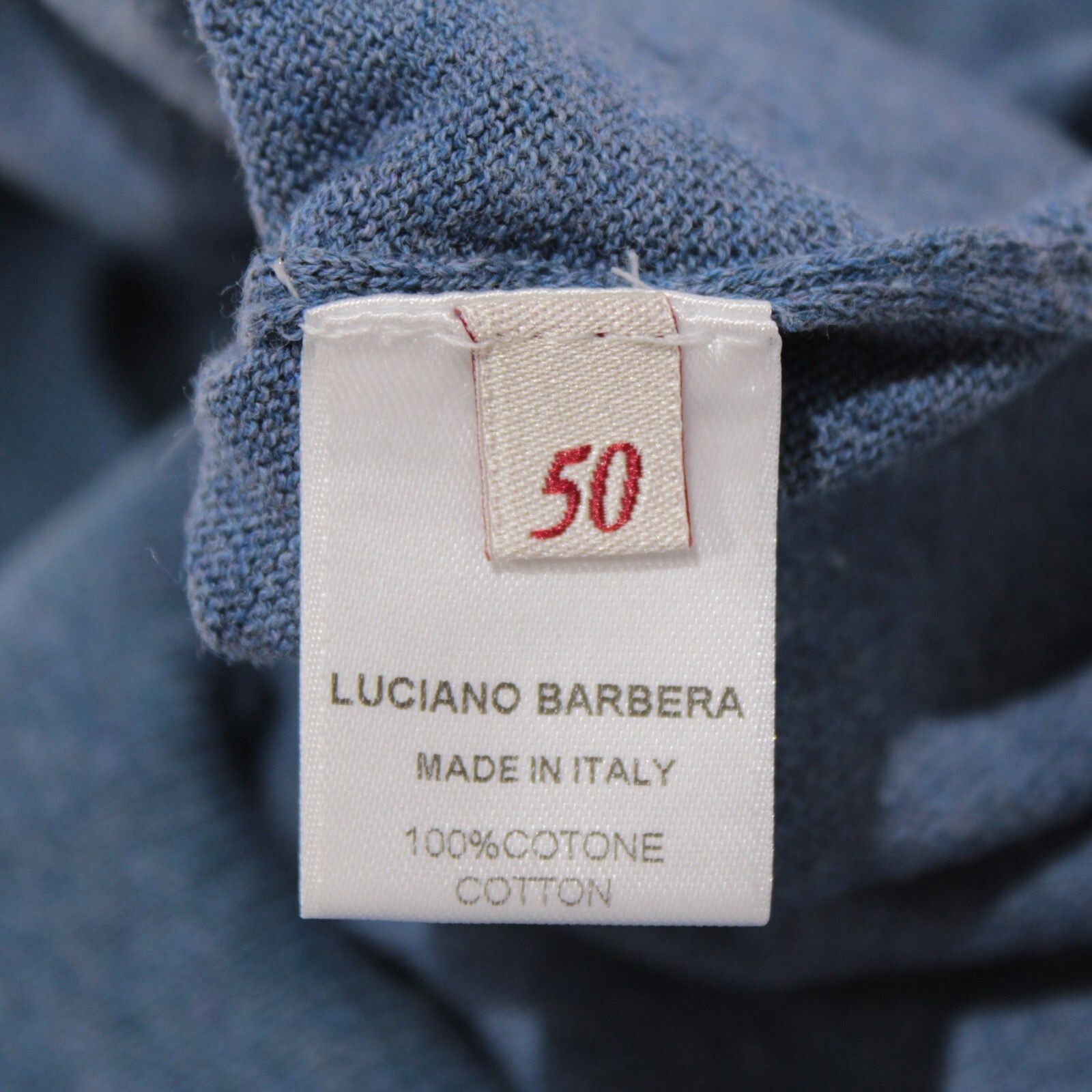 Luciano Barbera Luciano Barbera Sweater Size US M in Blue Size US M / EU 48-50 / 2 - 8 Thumbnail