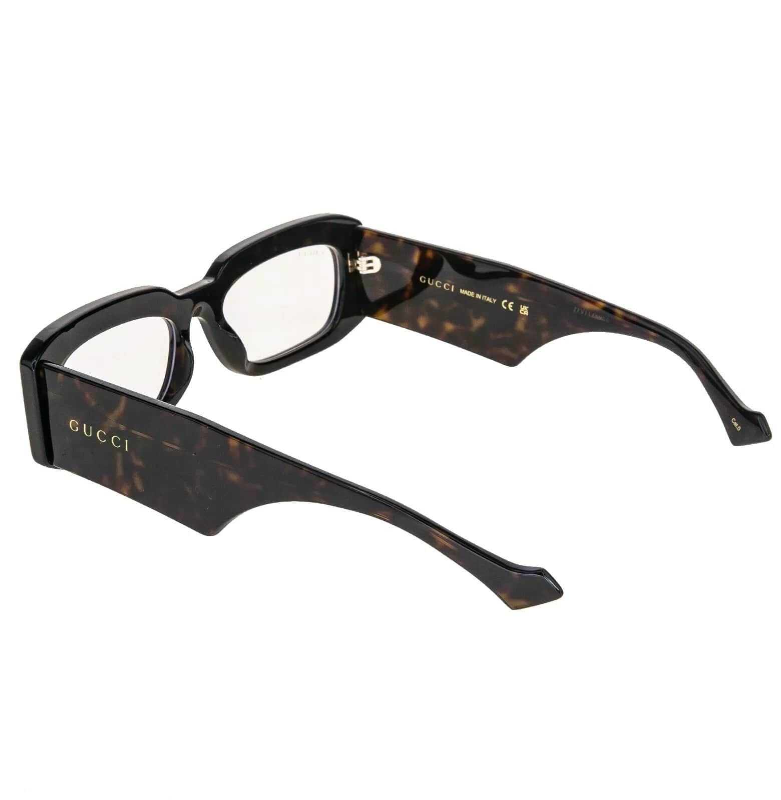 Gucci GUCCI 1426 Brown Clear Narrow Gg1426S Sunglasses 005 Size ONE SIZE - 2 Thumbnail