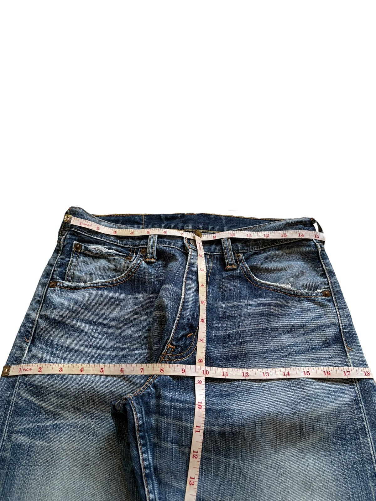 Levi's Vintage 90s Levis 703 Faded Ripped Loose Baggy Jeans Size US 30 / EU 46 - 12 Thumbnail