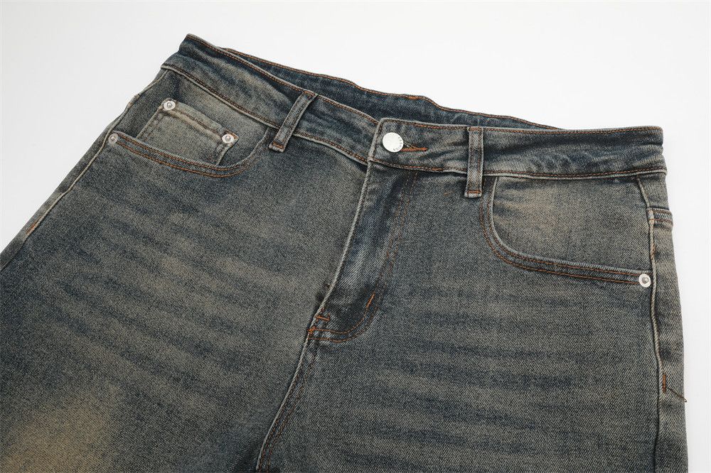 Japanese Brand × Jean High street retro washed distressed flared jeans for men Size US 32 / EU 48 - 3 Thumbnail