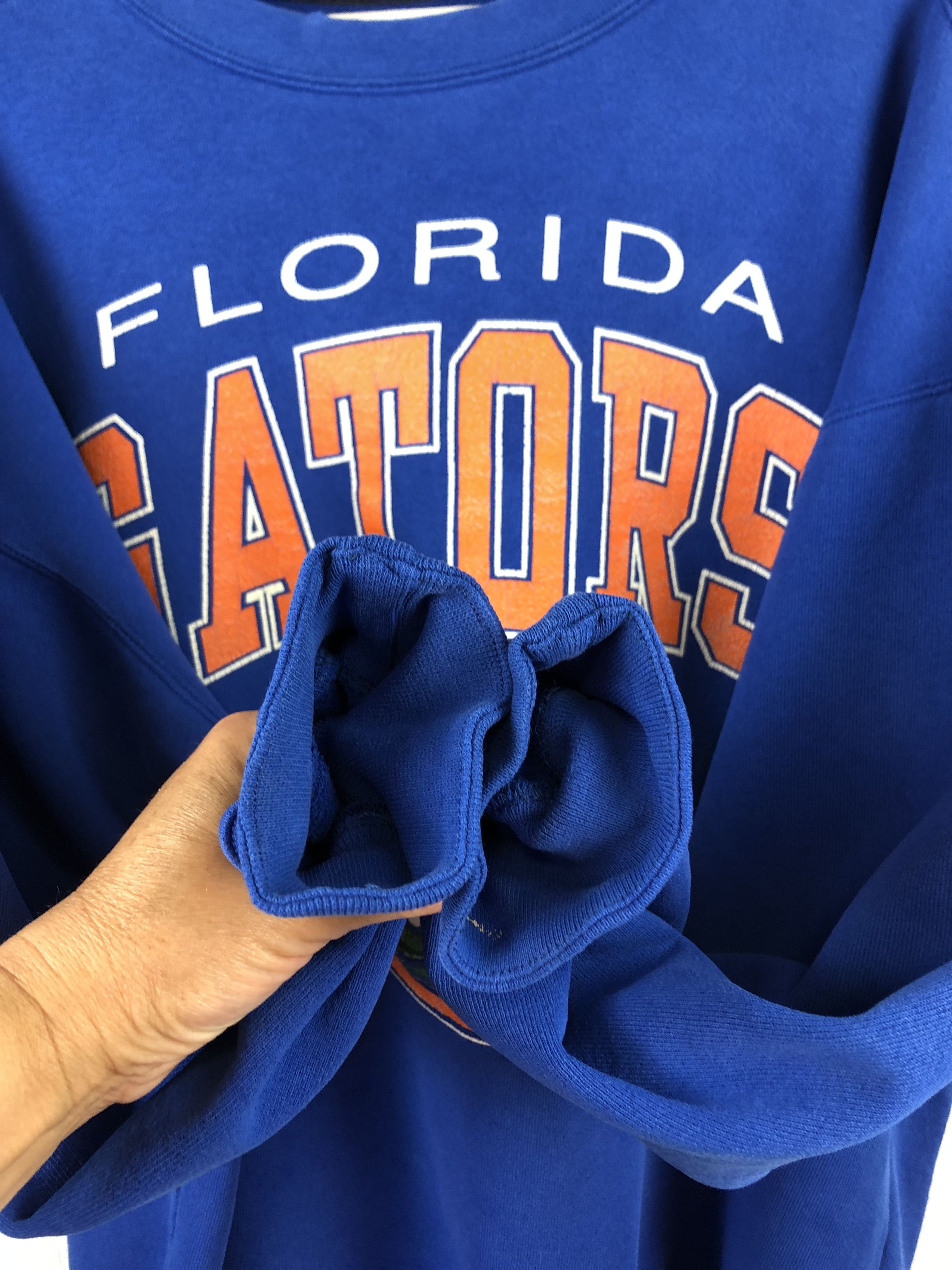 Vintage Vintage 90's Florida Gators Sweatshirt Blue Rare Crewneck Size US L / EU 52-54 / 3 - 7 Thumbnail