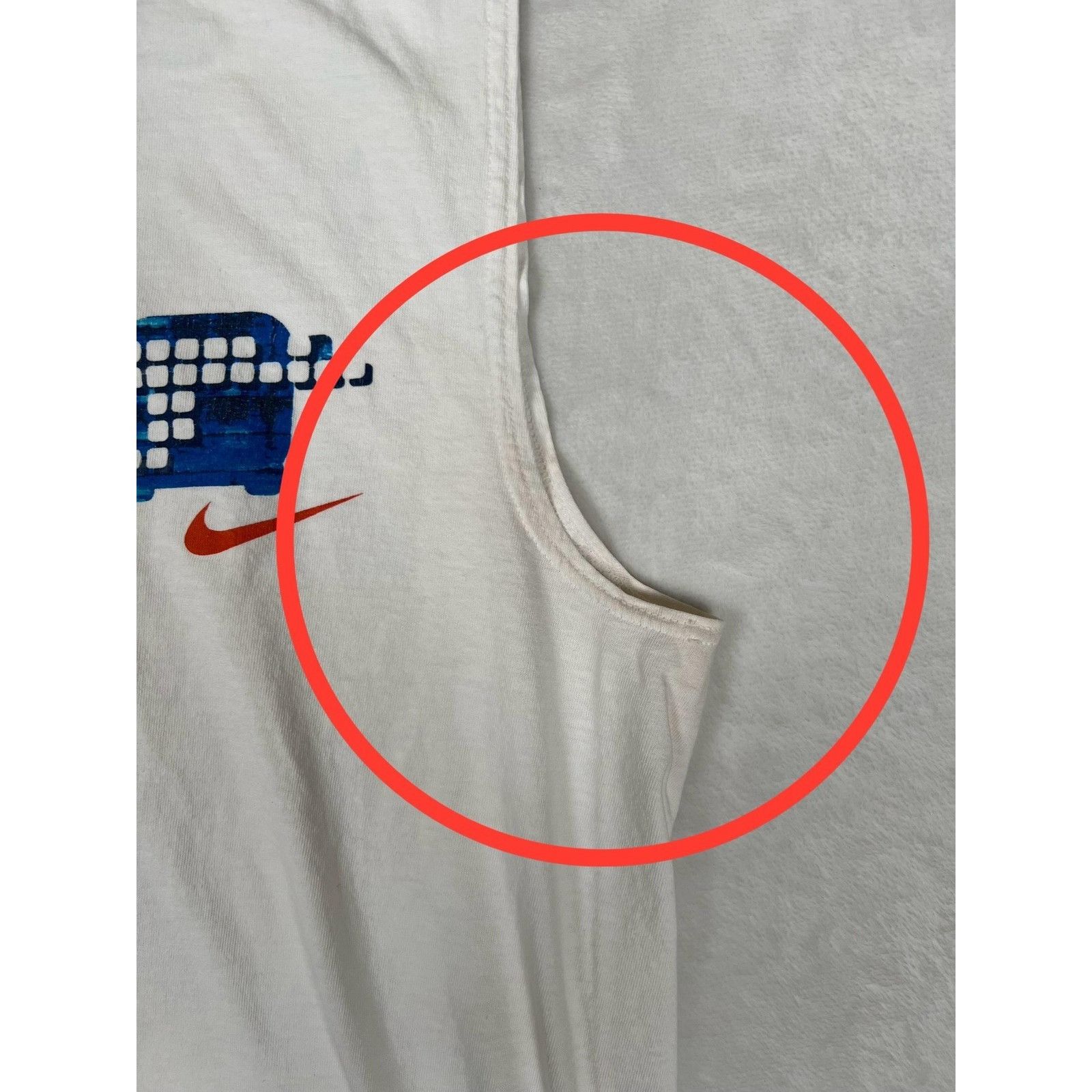 Nike VTG Nike Shirt Mens XL White Sleeveless Y2K Graphic Muscle T Size US XL / EU 56 / 4 - 4 Thumbnail