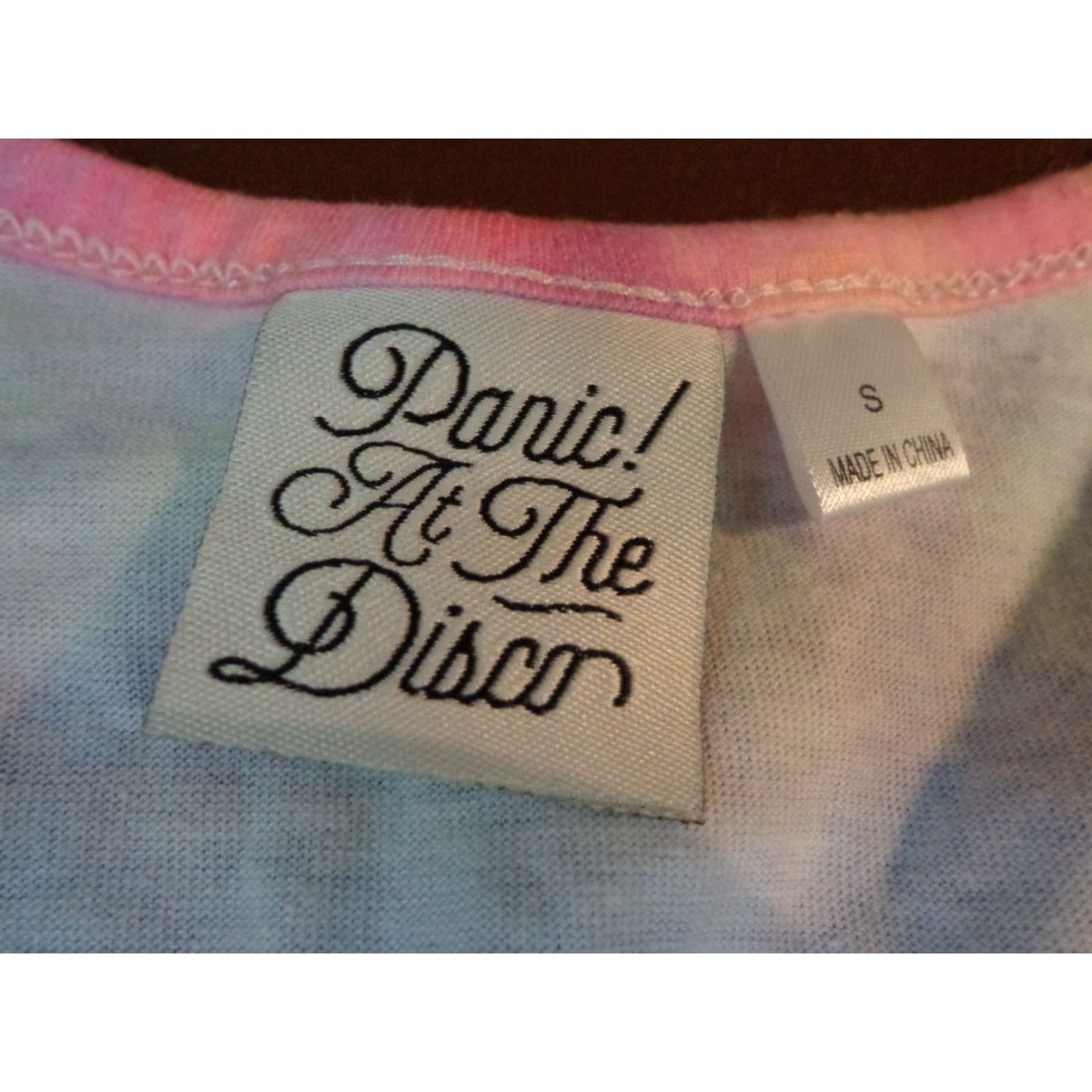 Vintage Panic At The Disco Tank Top Tie Dye Shirt Pastel S Women Tank Top Small Pastel Panic! at the Disco Womens Girls Size S / US 4 / IT 40 - 4 Thumbnail