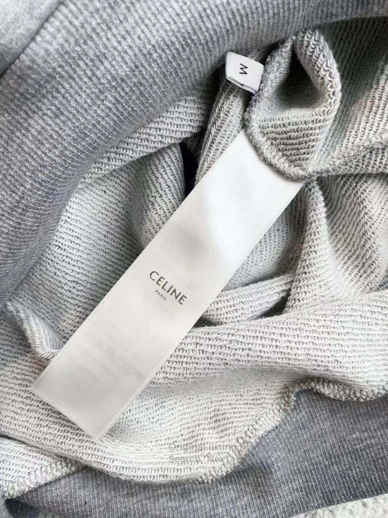 Celine Celine Grey embroidered hoodie| Size M / US 6-8 / IT 42-44 - 5 Thumbnail