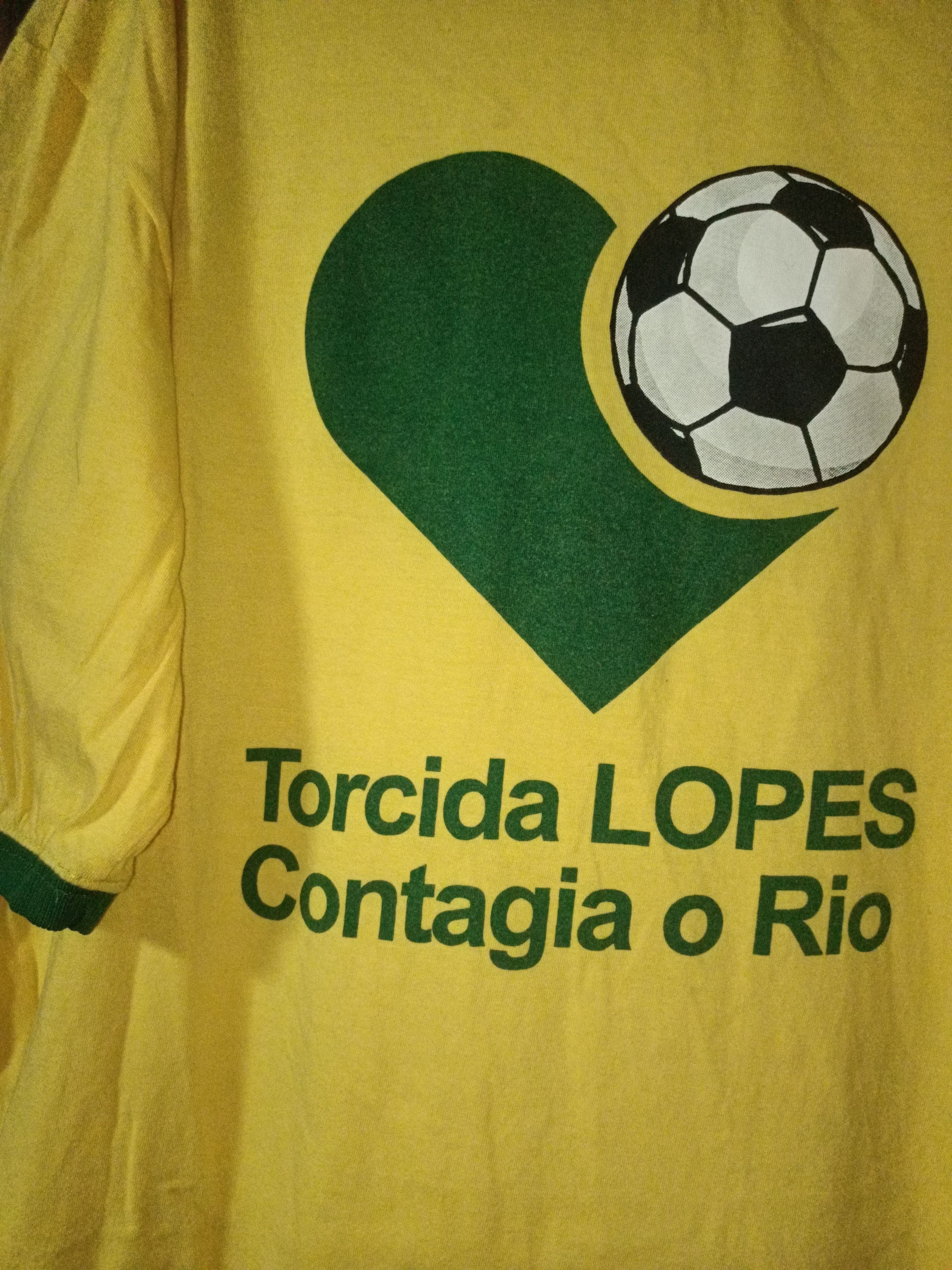 Vintage Vintage Brasil Ringer Tee Legendary "LOPES 10" Size US M / EU 48-50 / 2 - 5 Thumbnail
