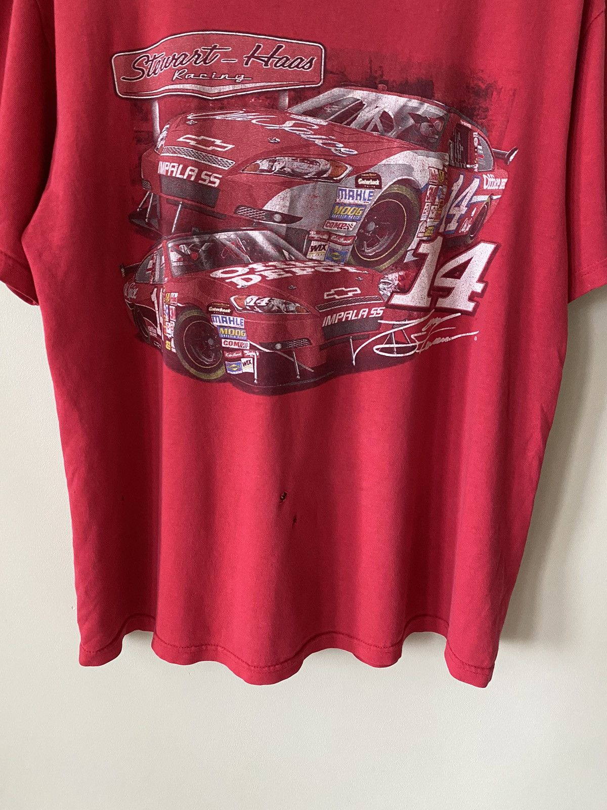 NASCAR Vintage NASCAR Champion Tony Stewart 14 Racing t shirt retro Size US M / EU 48-50 / 2 - 4 Thumbnail