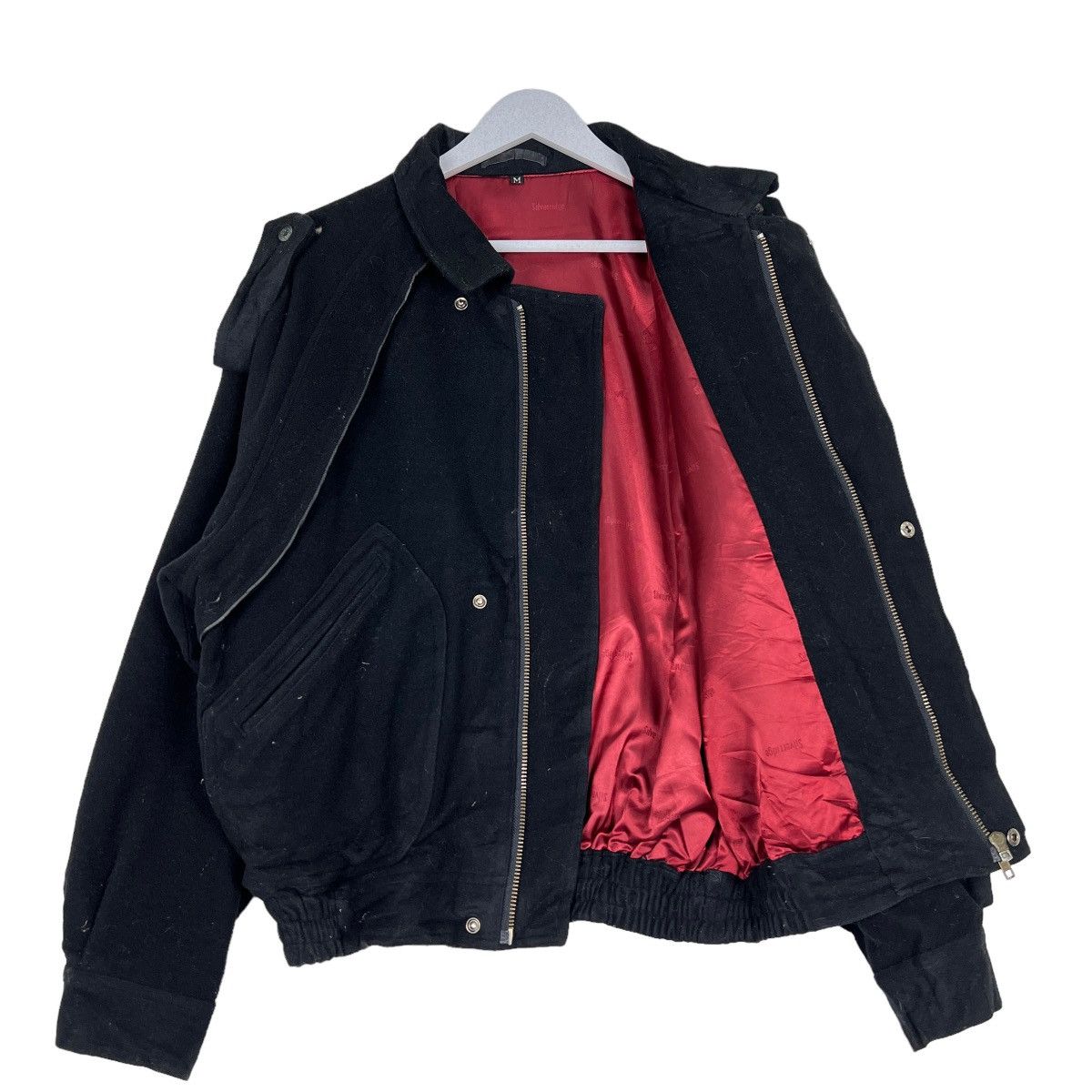 Issey Miyake 🔥 Vintage Silverridge Wool Police Bomber Jacket Size US M / EU 48-50 / 2 - 10 Thumbnail
