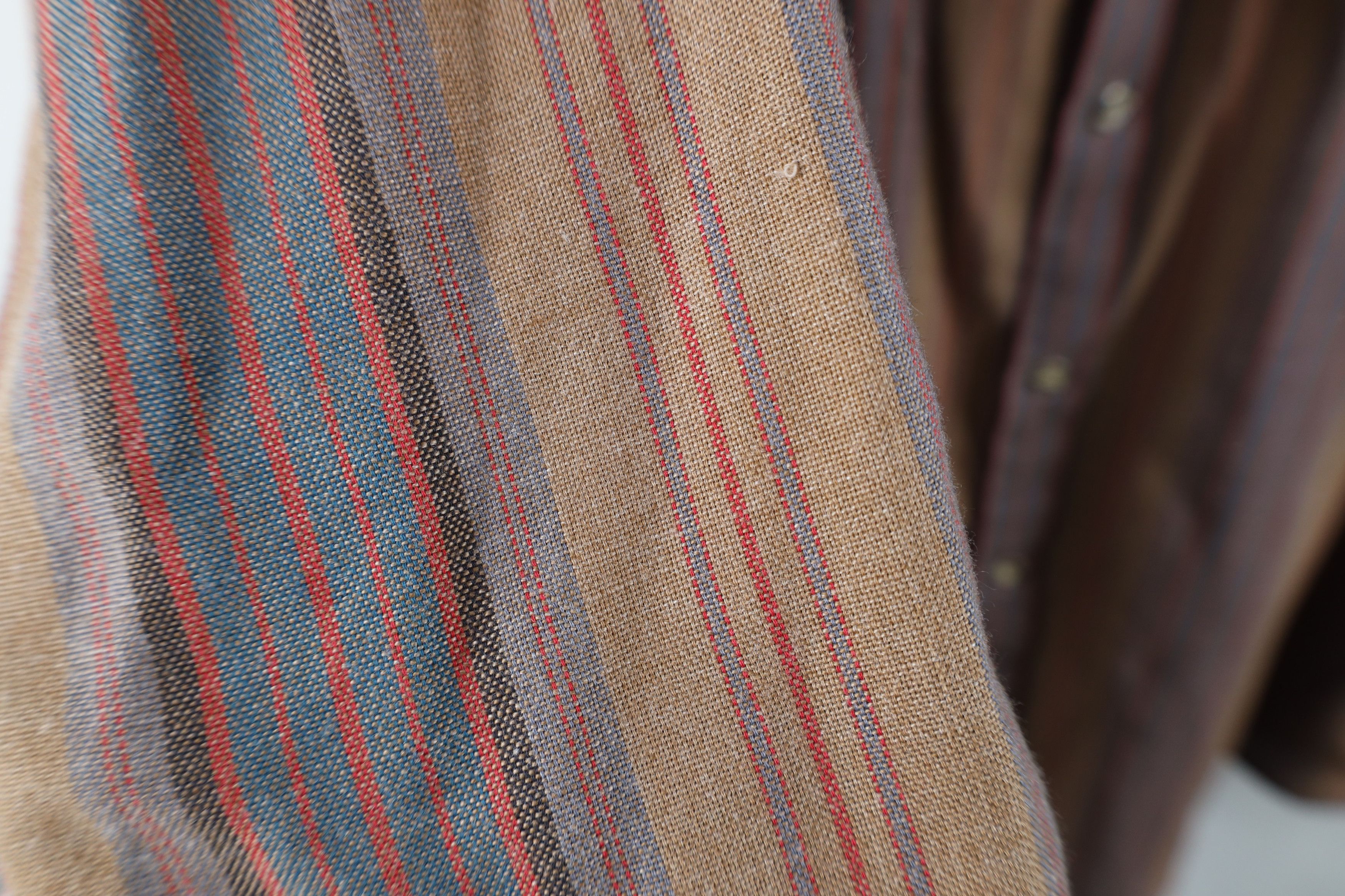 Vintage Vintage 90s Streetwear Striped Flannel Button Down Shirt Size US XL / EU 56 / 4 - 7 Thumbnail