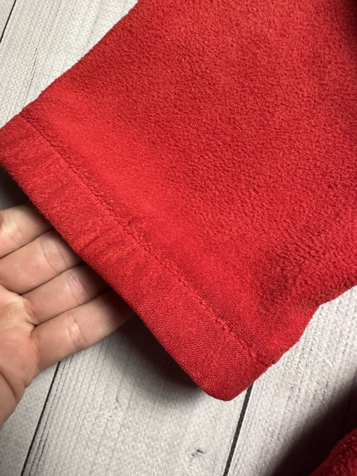 Vintage Vintage polo Ralph Lauren fleece jacket red rare size L Size US L / EU 52-54 / 3 - 7 Thumbnail